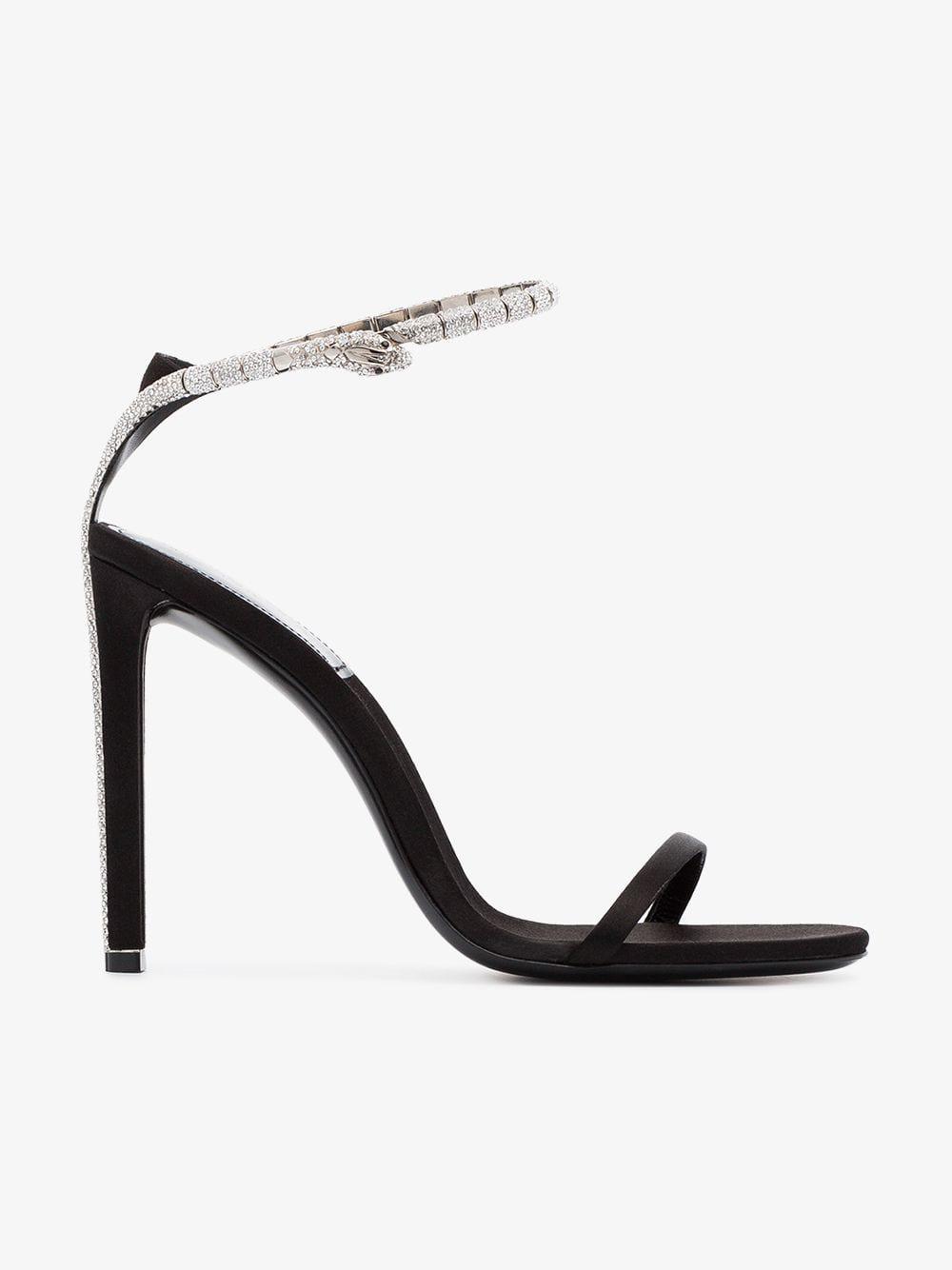 saint laurent snake heels