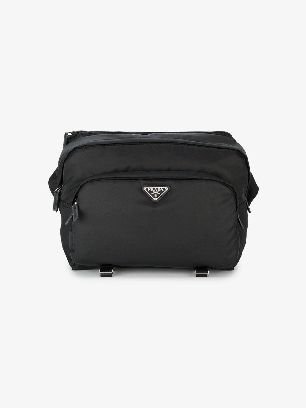 Prada Synthetic Nylon Large Cross Body Bag in Black for Men - Lyst