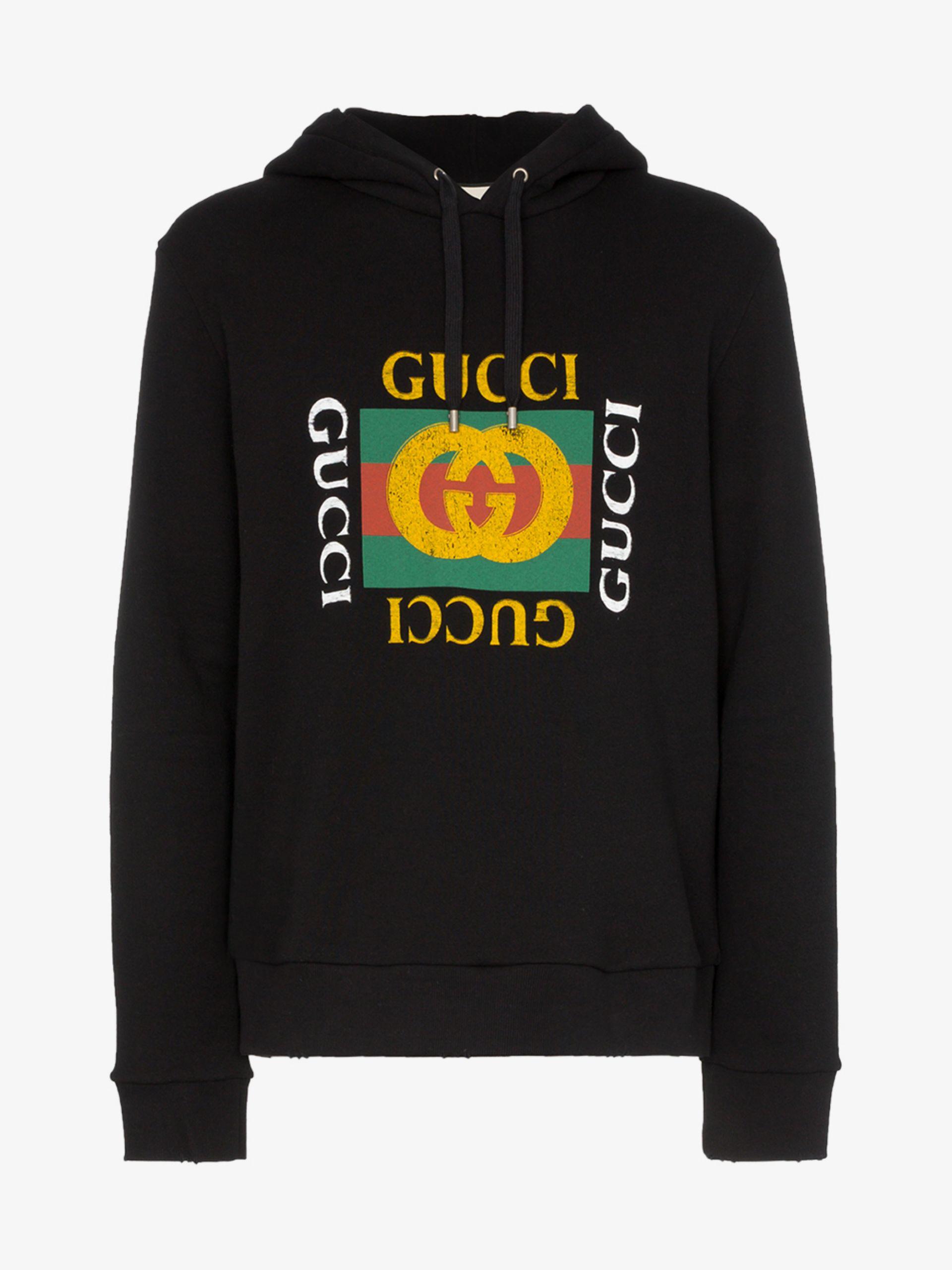 gucci hoodie black