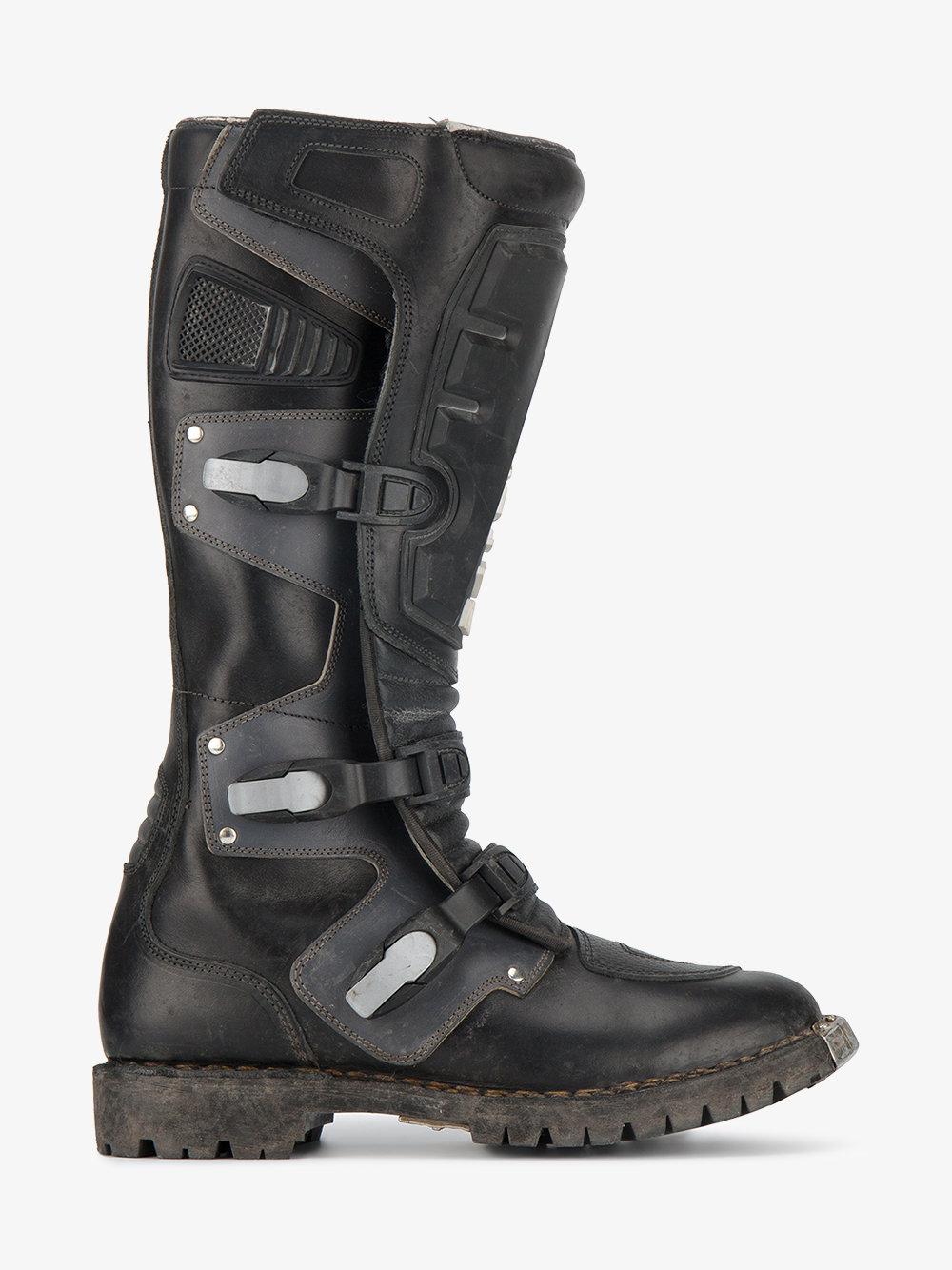 Balenciaga Metal Toe Biker Boots in Black for Men | Lyst