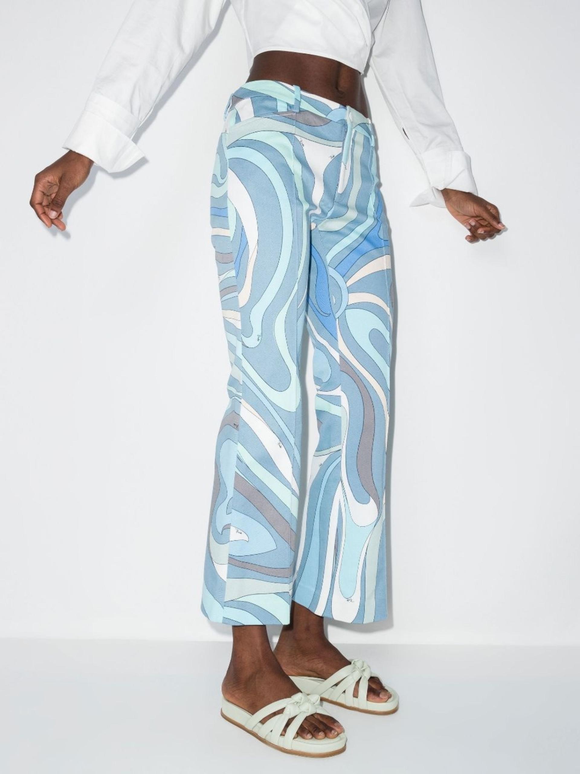 PUCCI Marmo-print inflatable wale - Blue