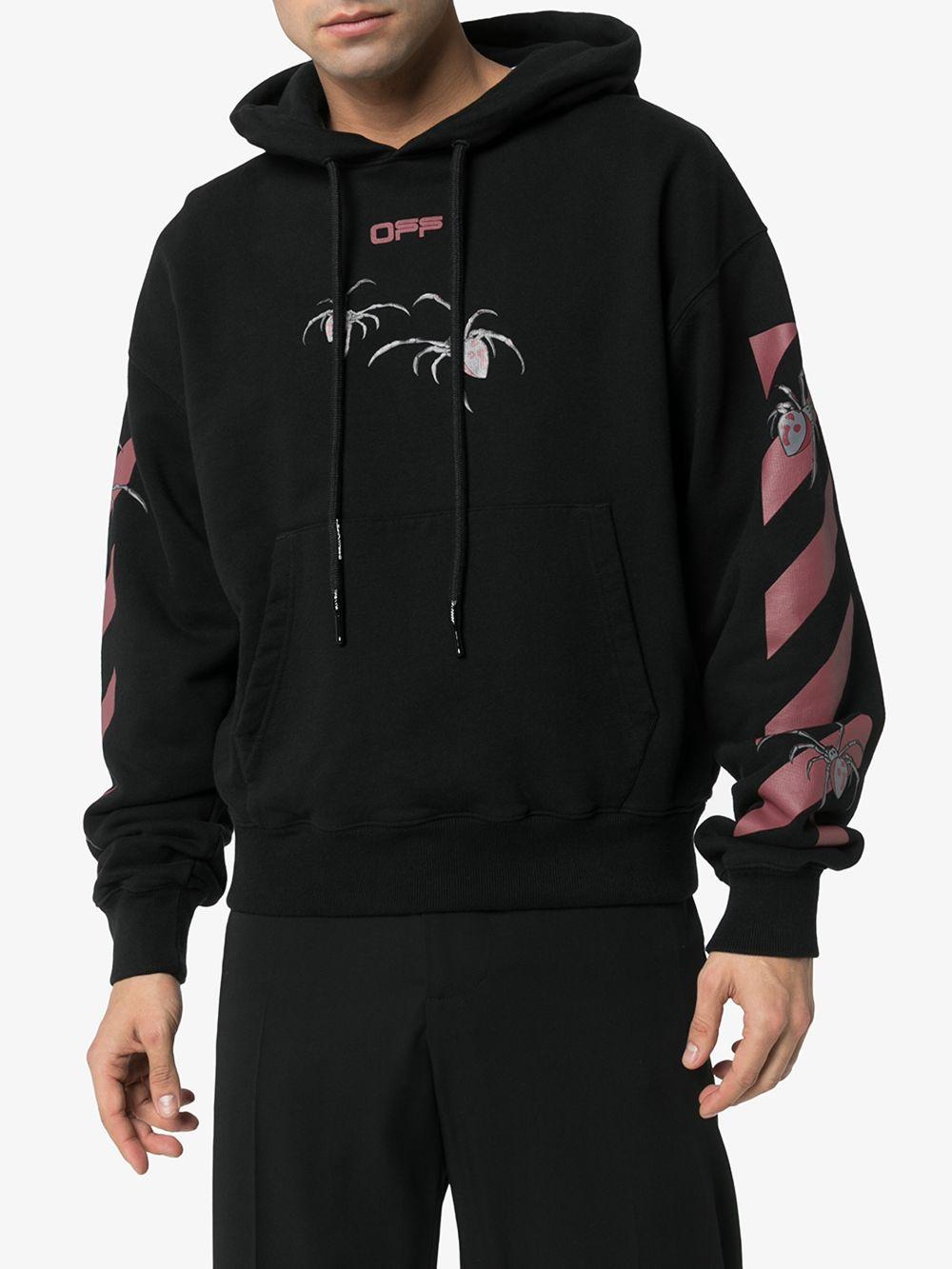 c/o Virgil Abloh Spider Print Hoodie in Black for Men |