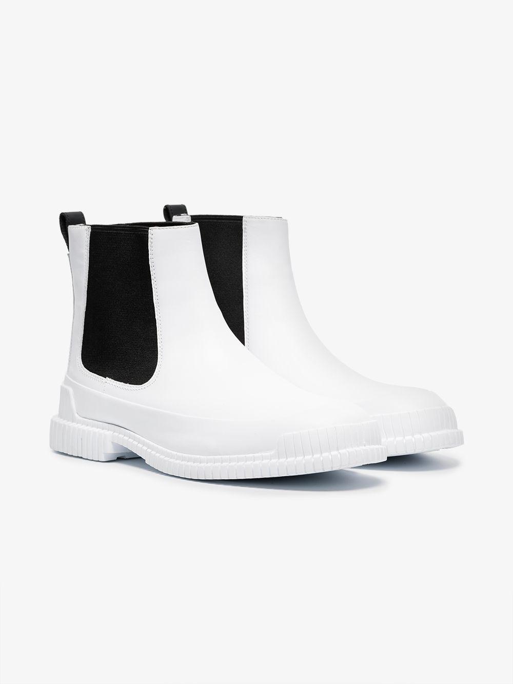 camper white boots