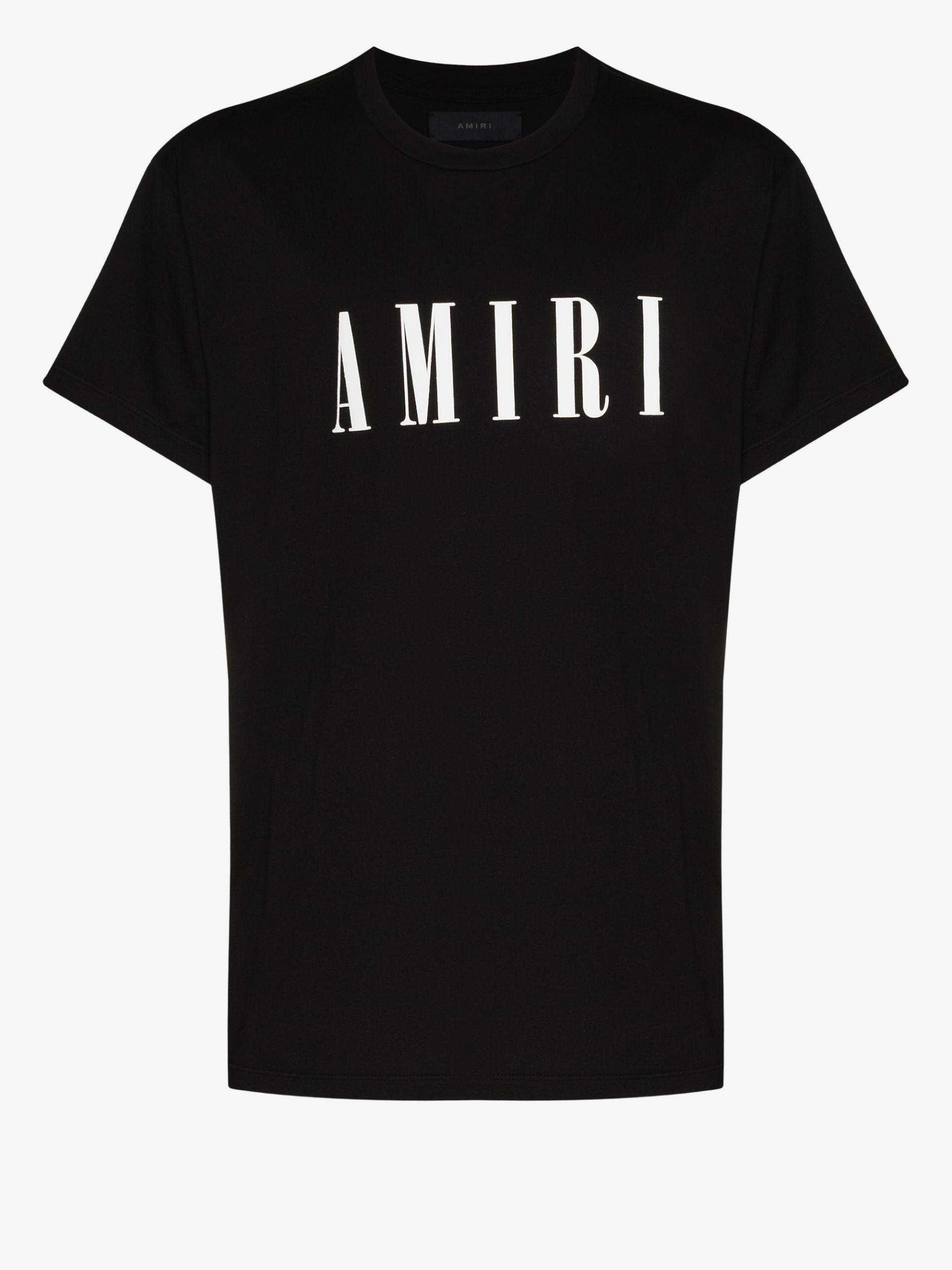 Amiri Core Logo Cotton T-shirt in Black 