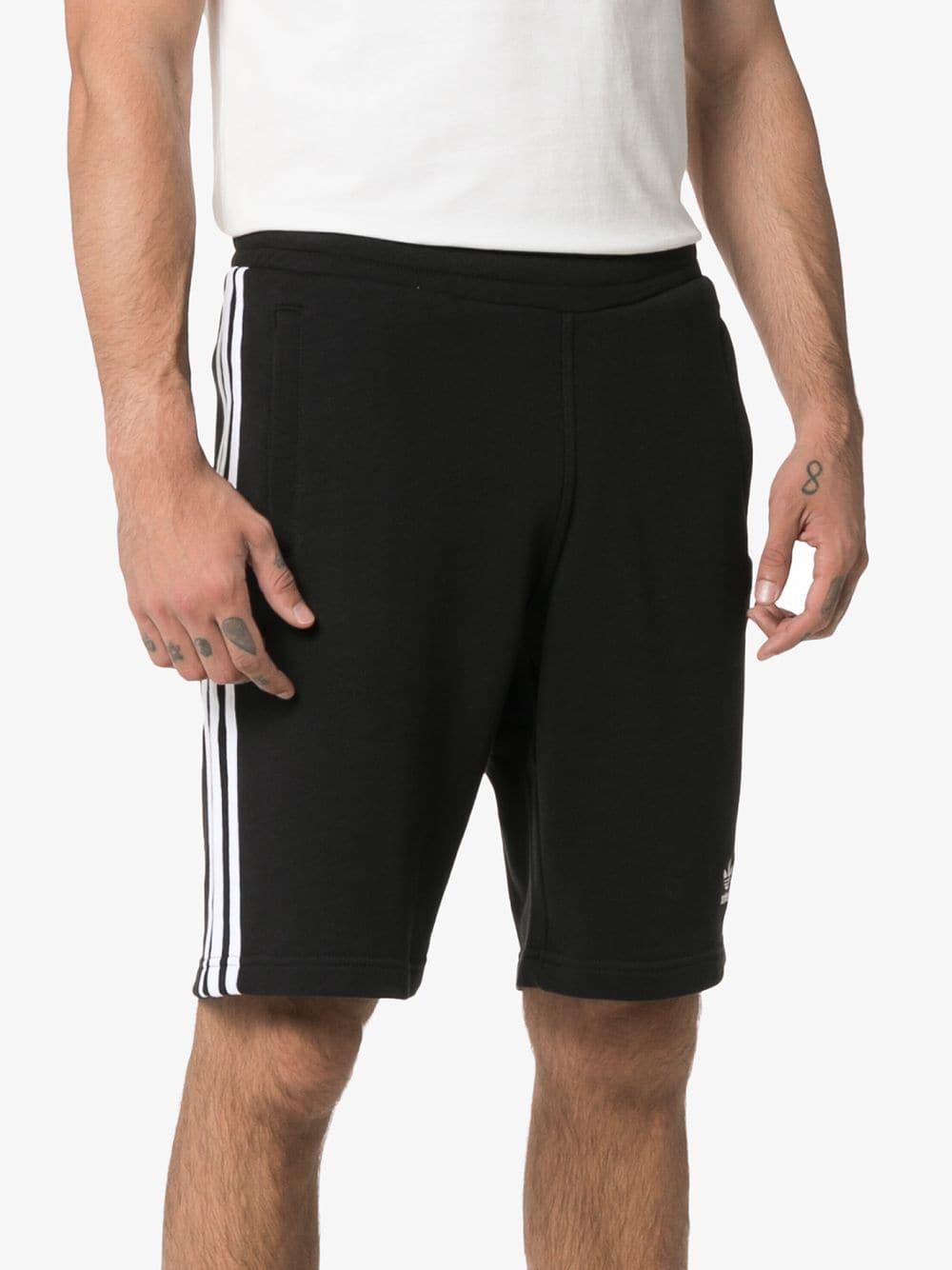 adidas Black Sweat Shorts in Black for Men - Lyst