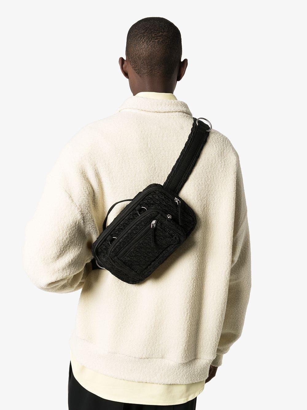 Raf Simons X Eastpak Black Loop Cross Body Bag for Men Lyst