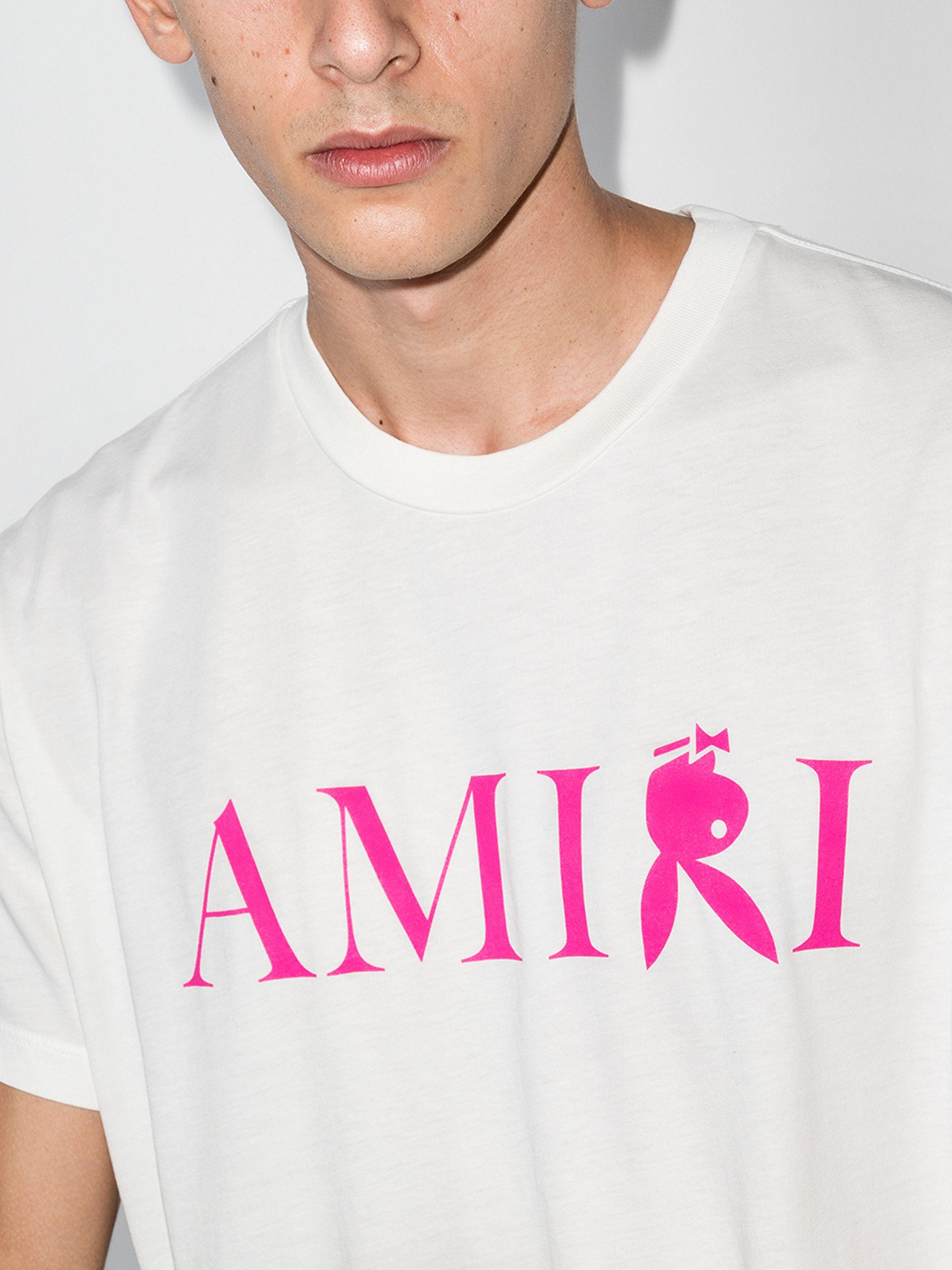 Amiri X Playboy Reverse Bunny Logo T 