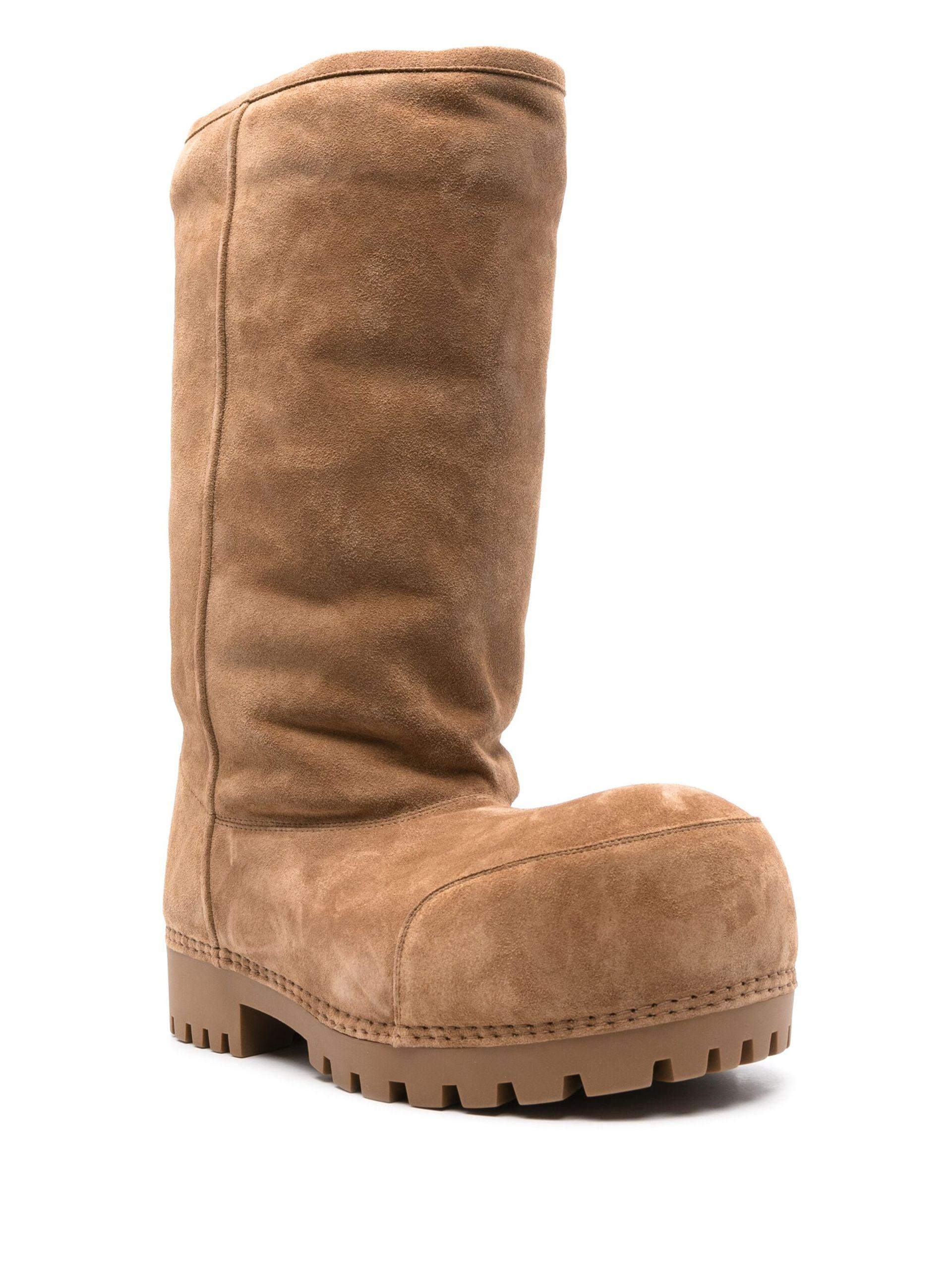 Balenciaga Alaska Boots in Brown Lyst