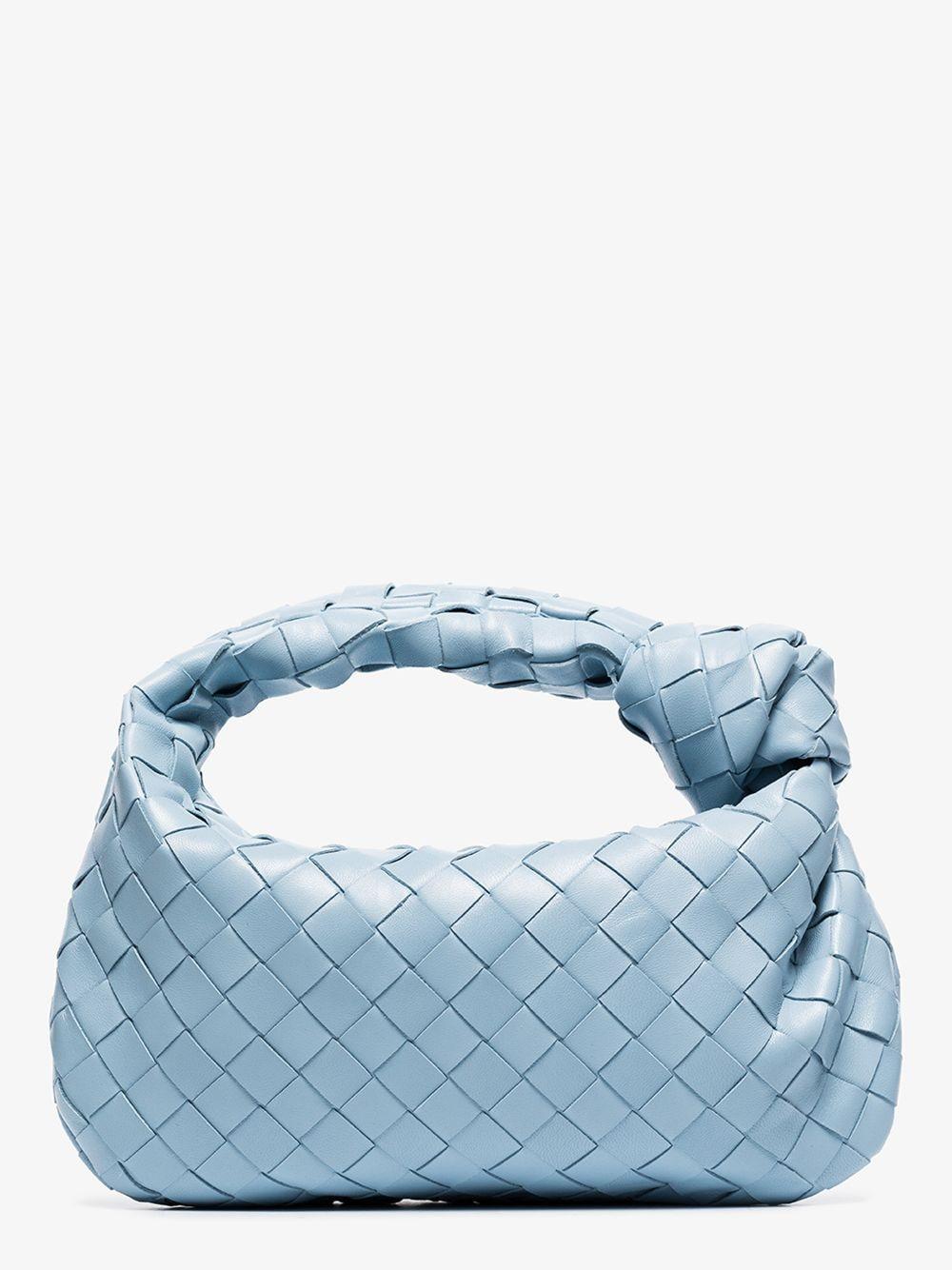 Bottega Veneta Light Blue Jodie Leather Mini Bag | Lyst