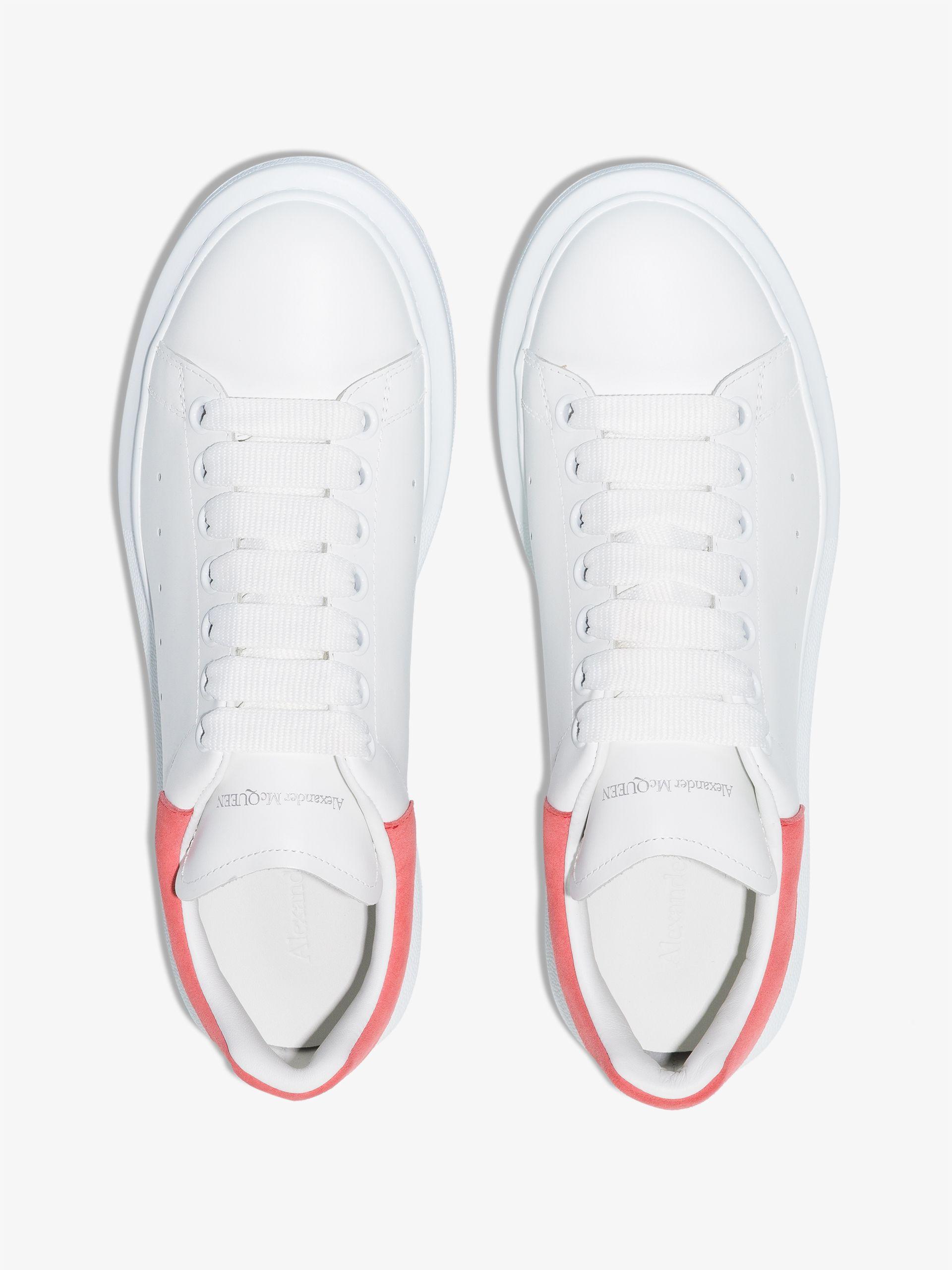 Alexander McQueen And Coral Oversized Sneakers in White | Lyst