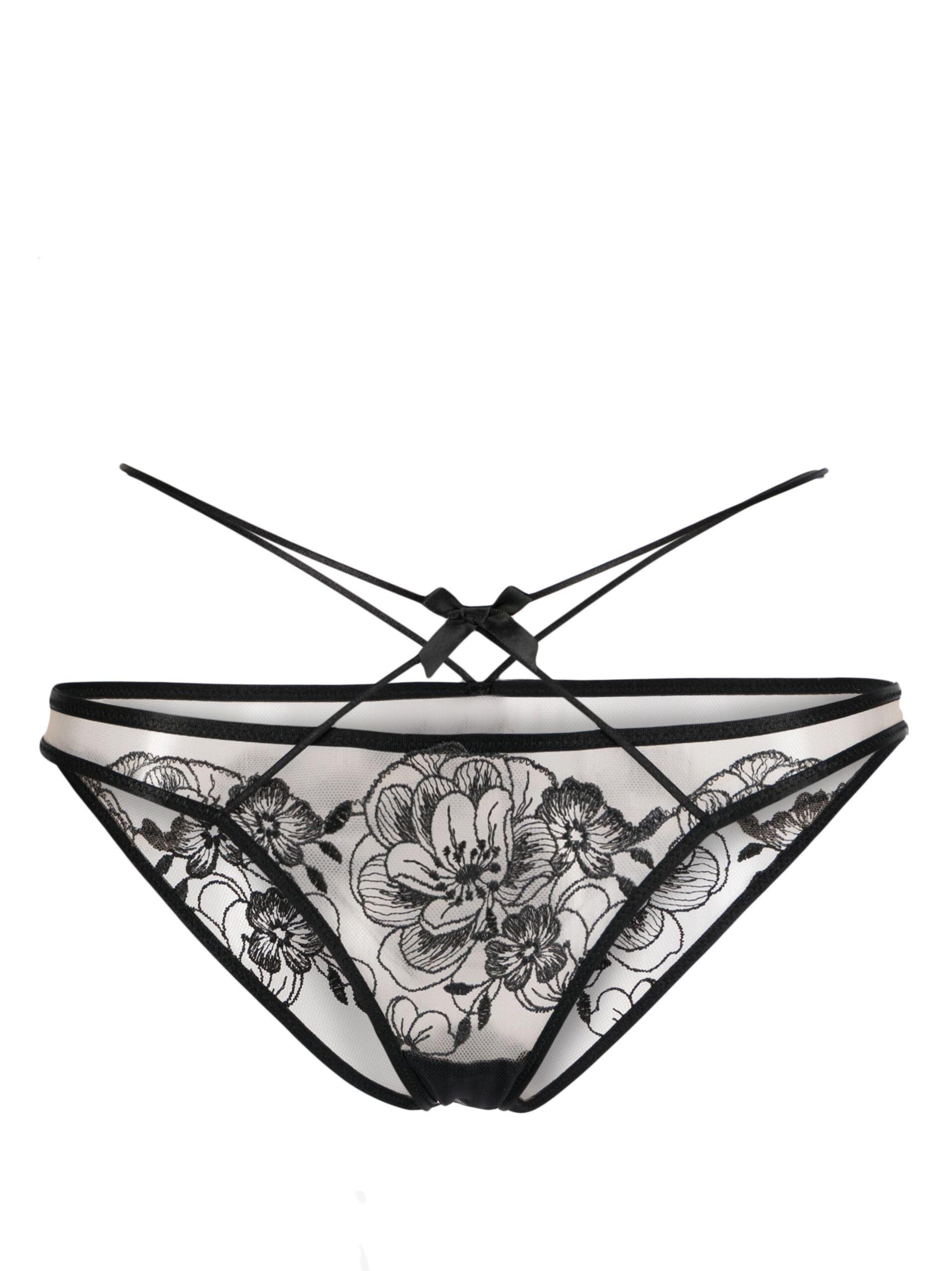 Agent Provocateur Kalia Tulle Briefs in Natural | Lyst UK