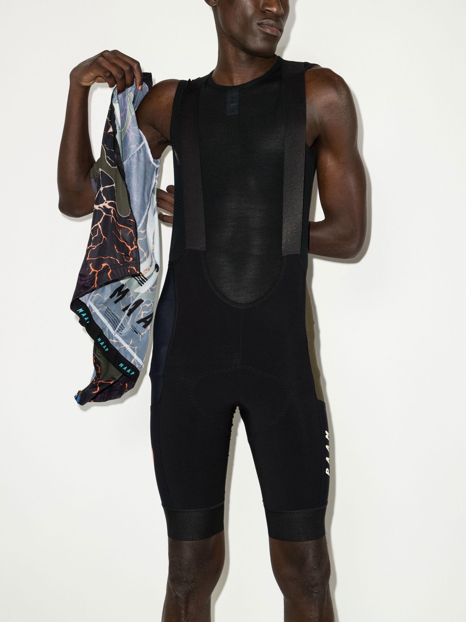 MAAP X P.a.m. Cargo Bib Shorts in Black for Men | Lyst