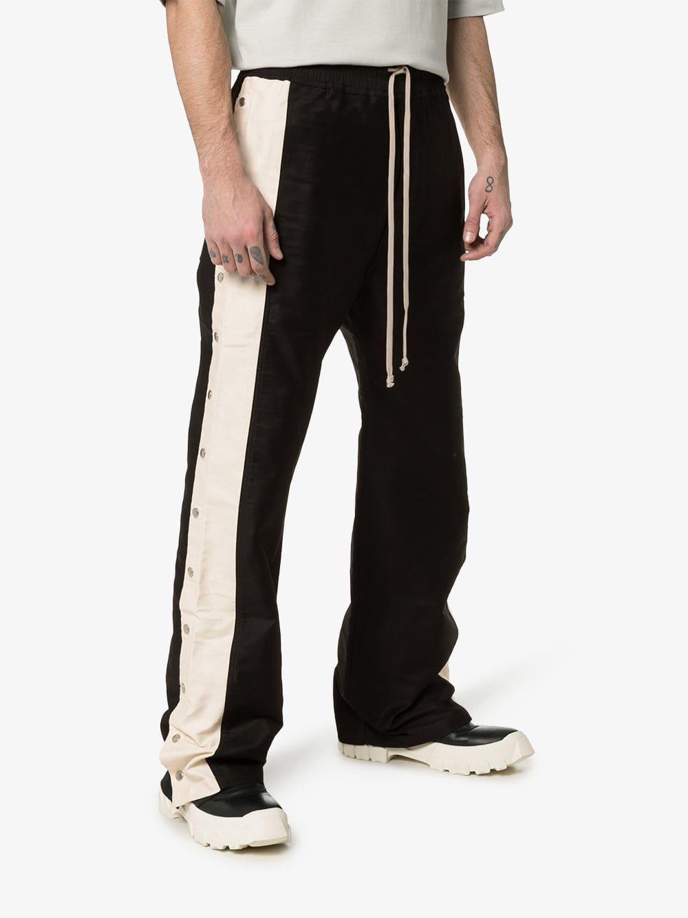 button side track pants