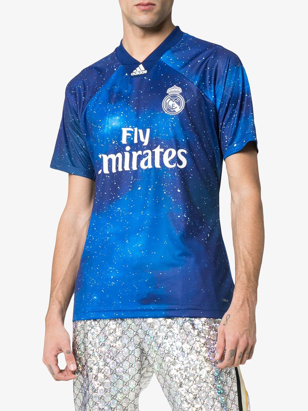 adidas Synthetic Real Madrid Ea Sports Jersey in Blue for Men | Lyst