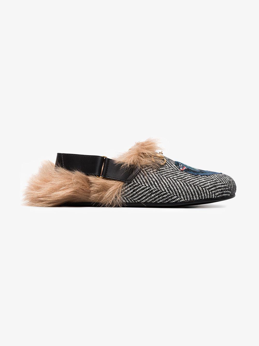 gucci wolf slippers