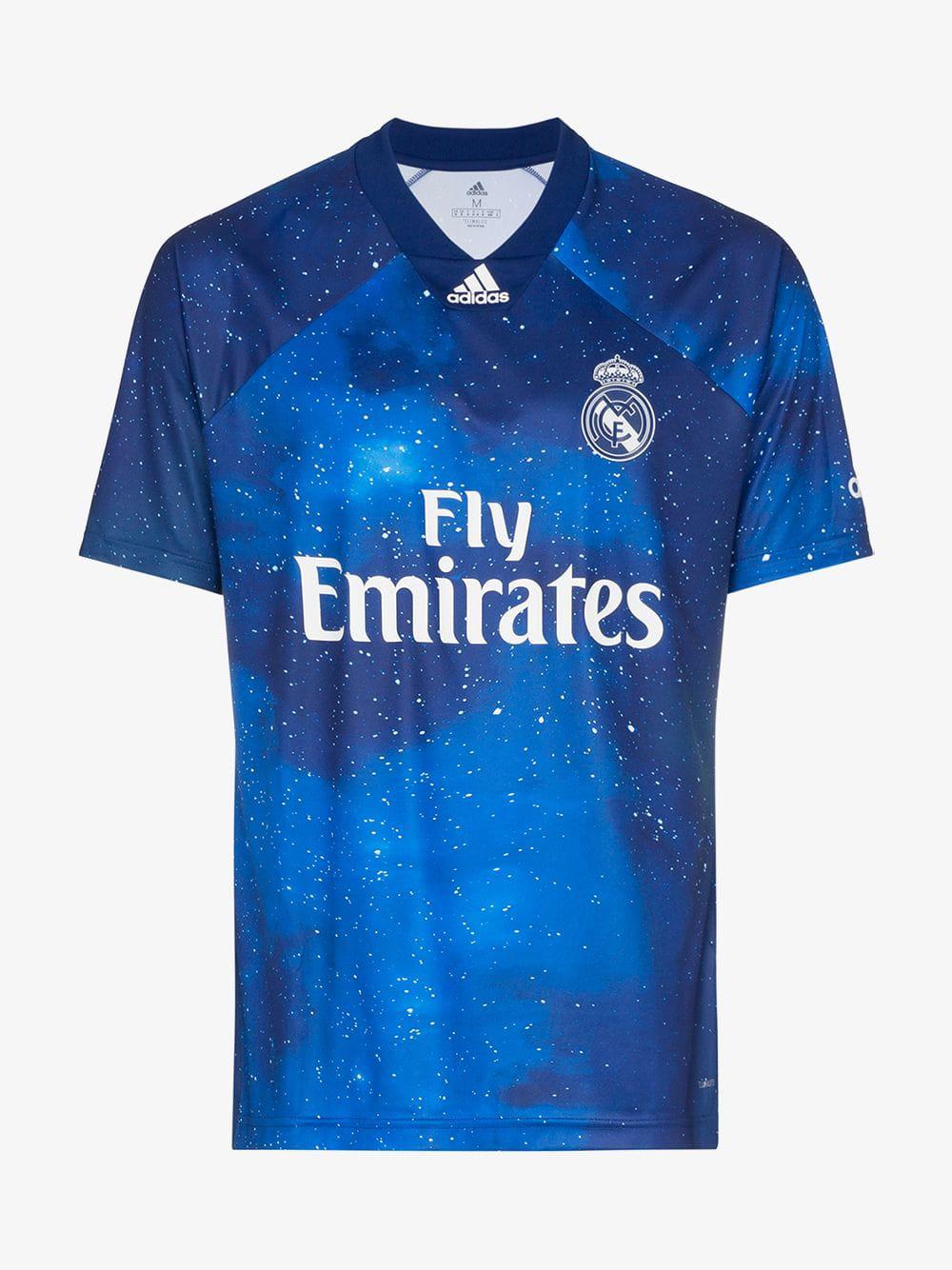 adidas Synthetic Real Madrid Ea Sports Jersey in Blue for Men | Lyst