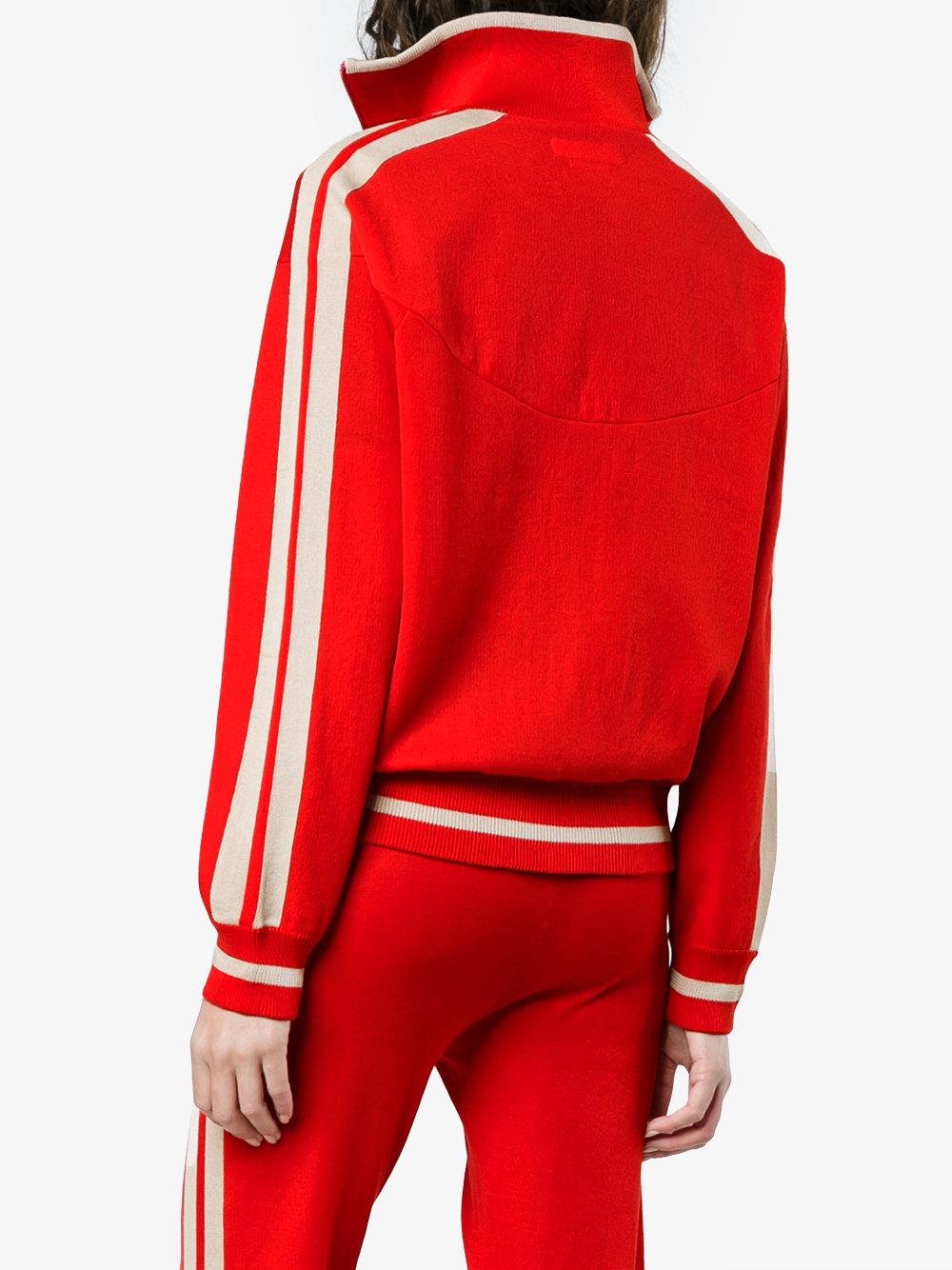 Etoile Isabel Marant Darcy Track Jacket in Red Lyst