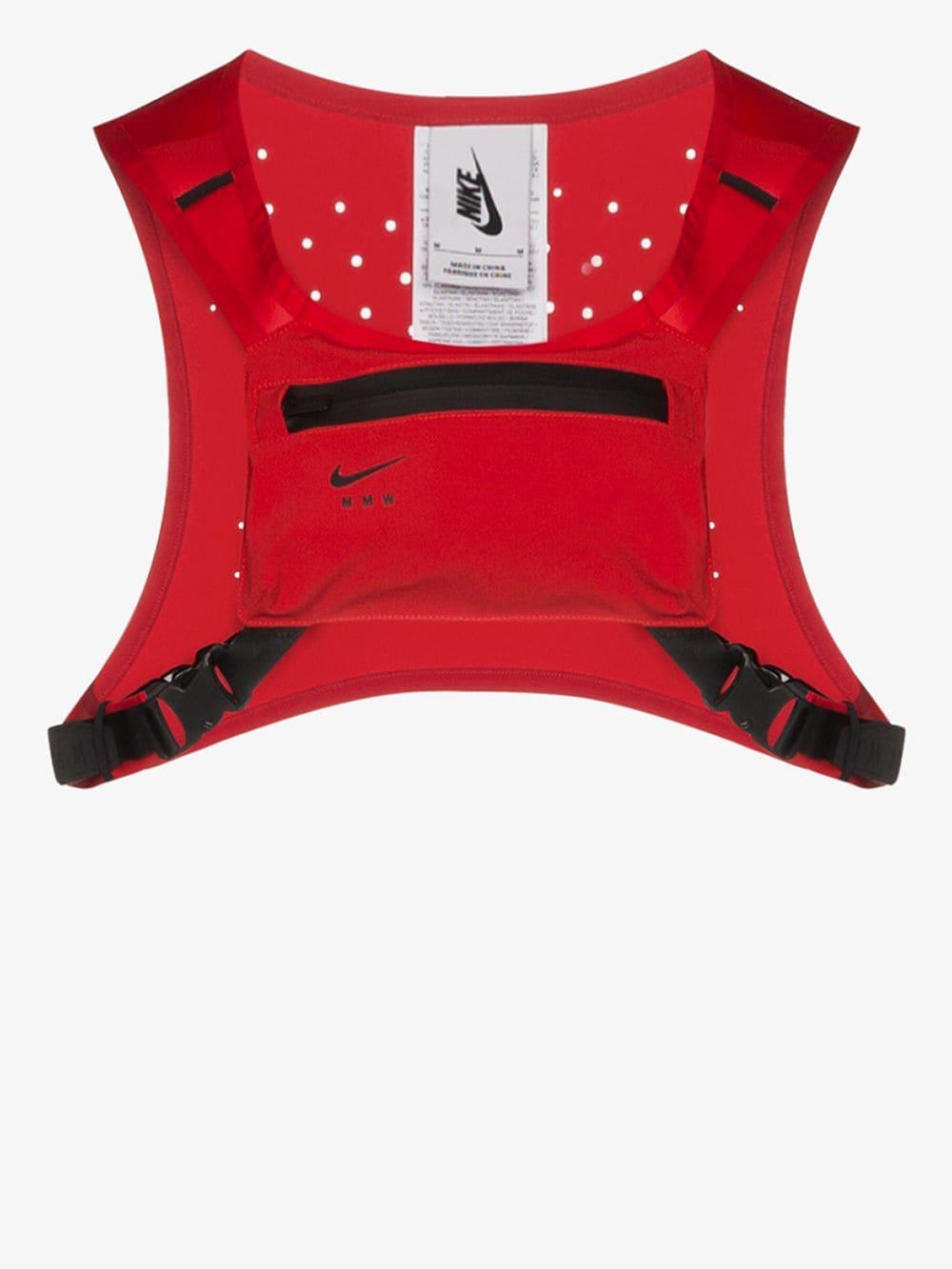 Nike X Mmw Red Chest Bag for Men | Lyst