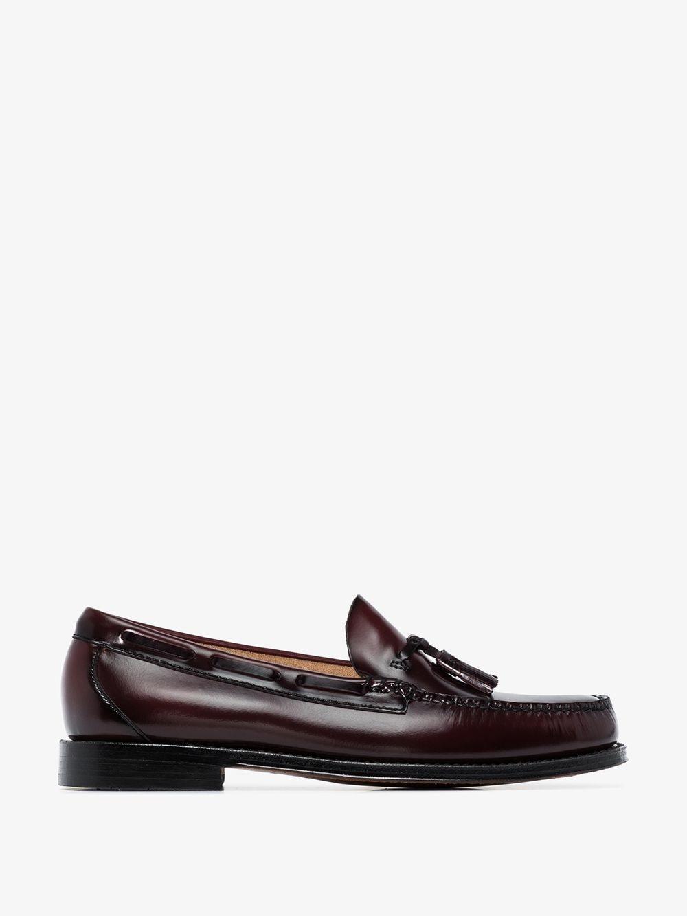 G.H.BASS Weejun Larkin Tassel-trimmed Leather Loafers in Brown for Men ...