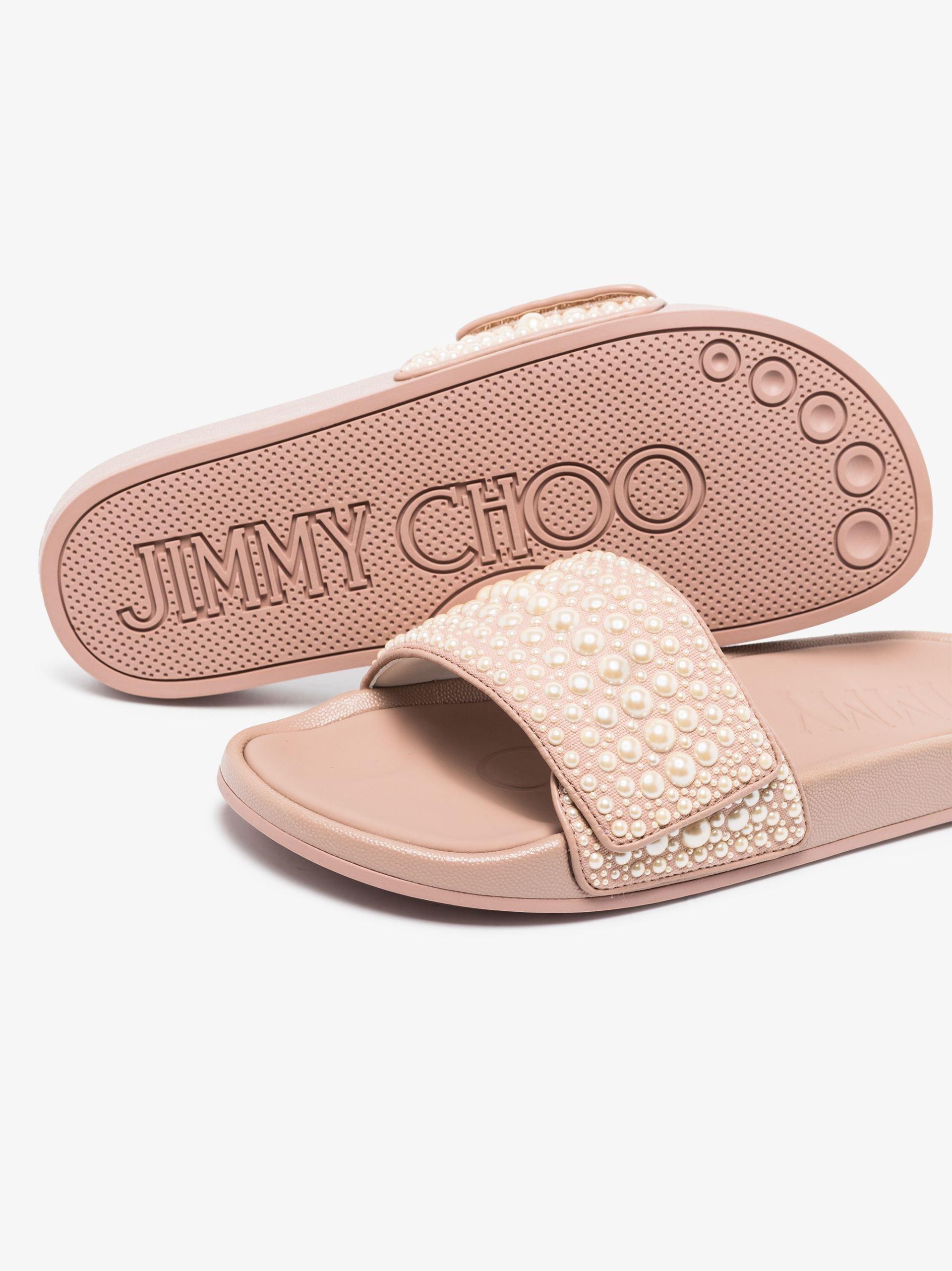 Jimmy choo hotsell pearl slides