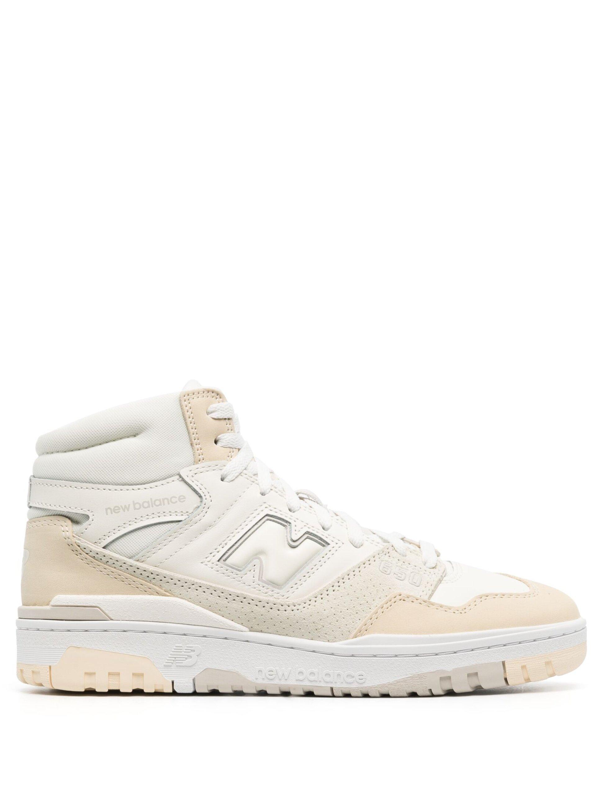New Balance 650 High-top Sneakers in White | Lyst