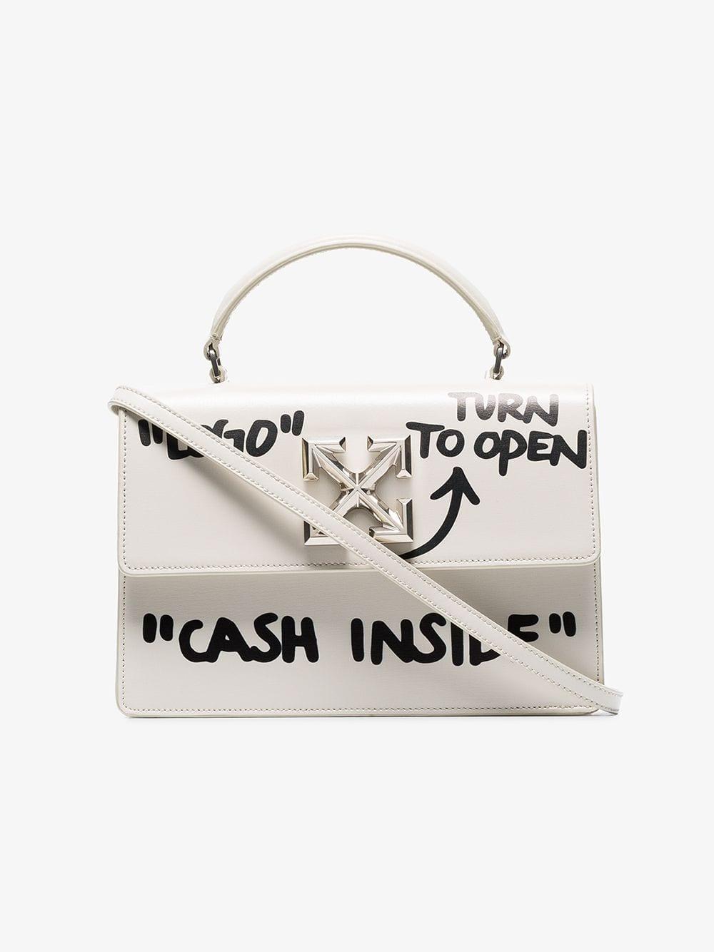Off-White c/o Virgil Abloh Jitney Cash Inside Bag in White