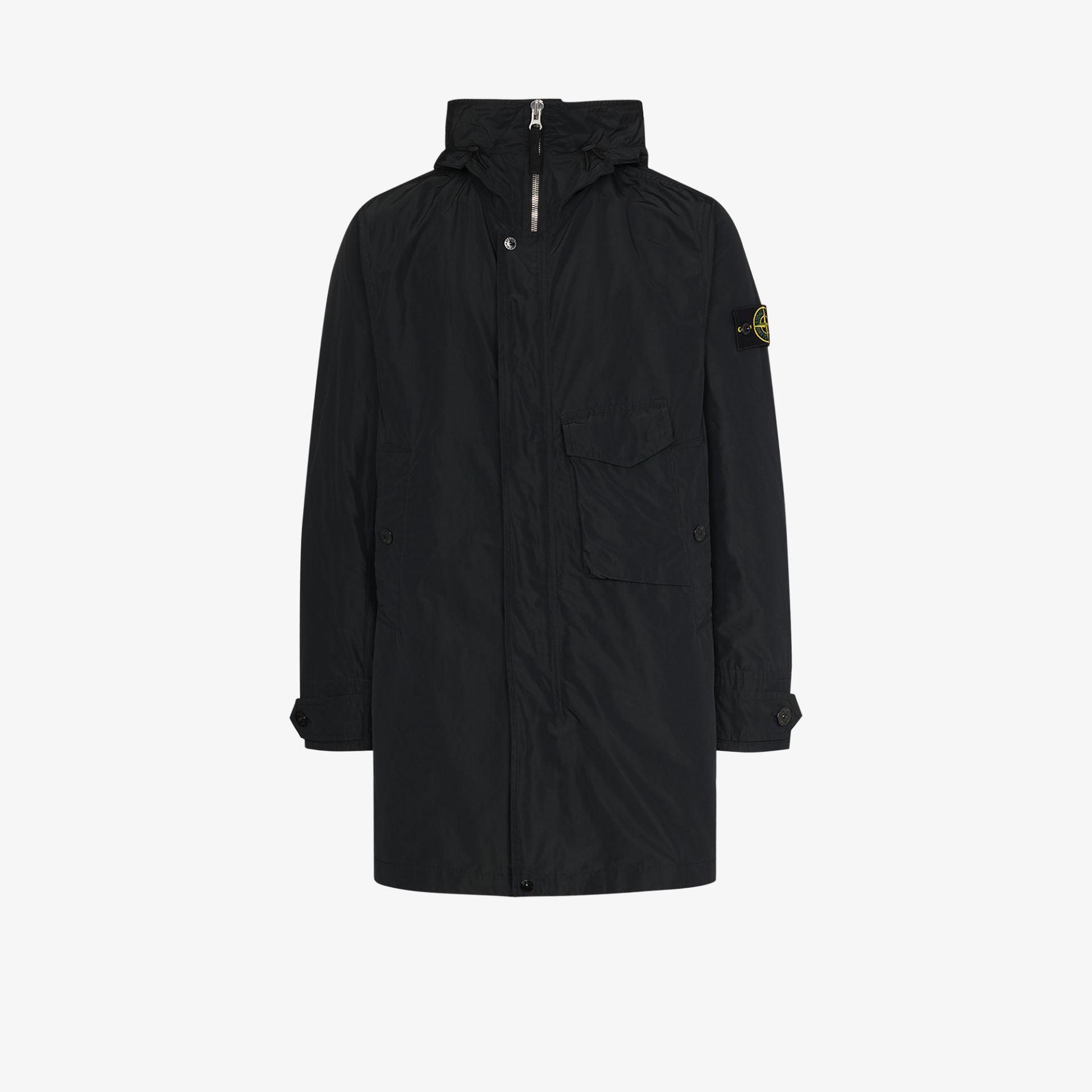 stone island micro rep parka