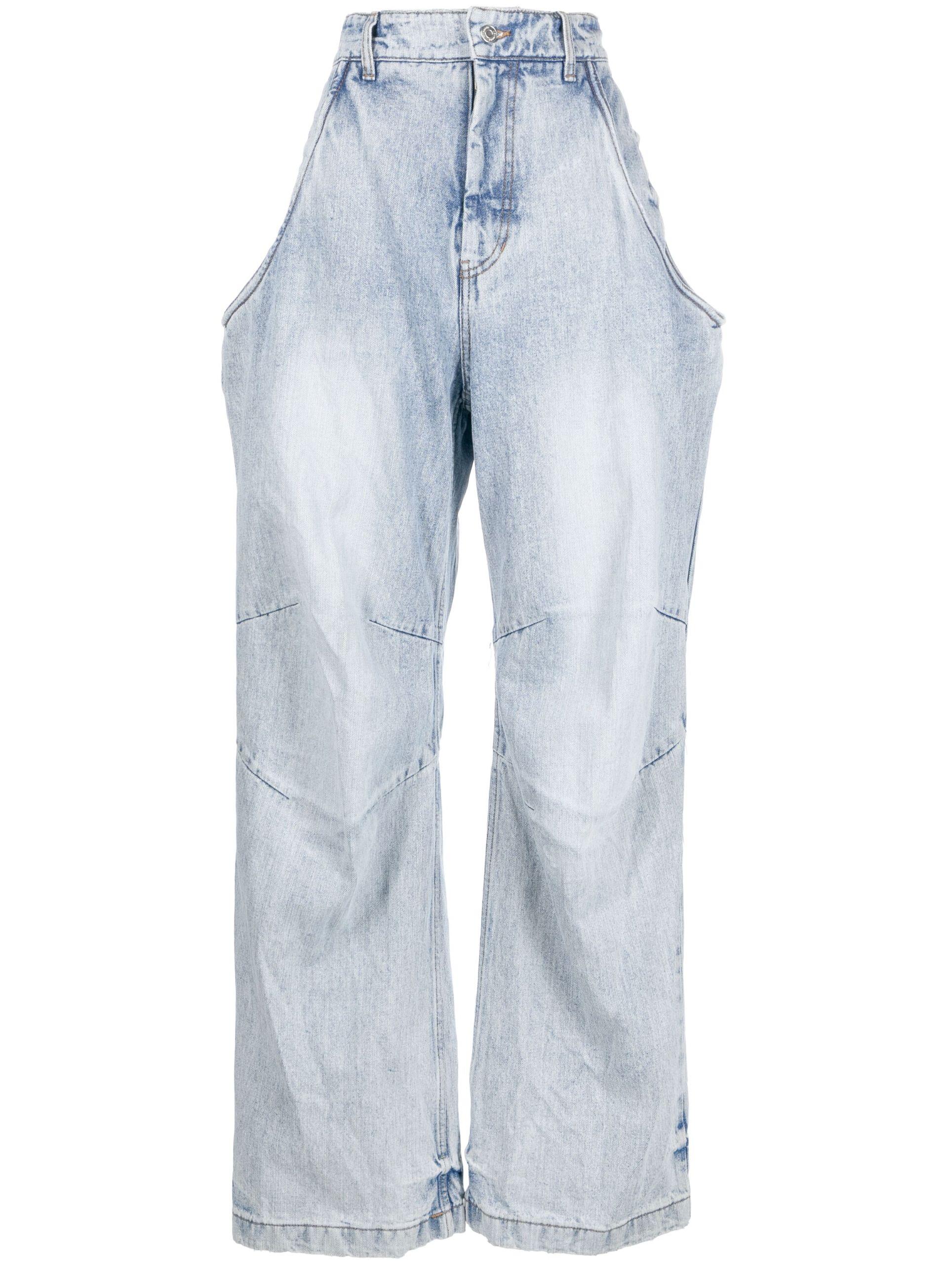 we11done Wide-leg Jeans in Blue | Lyst