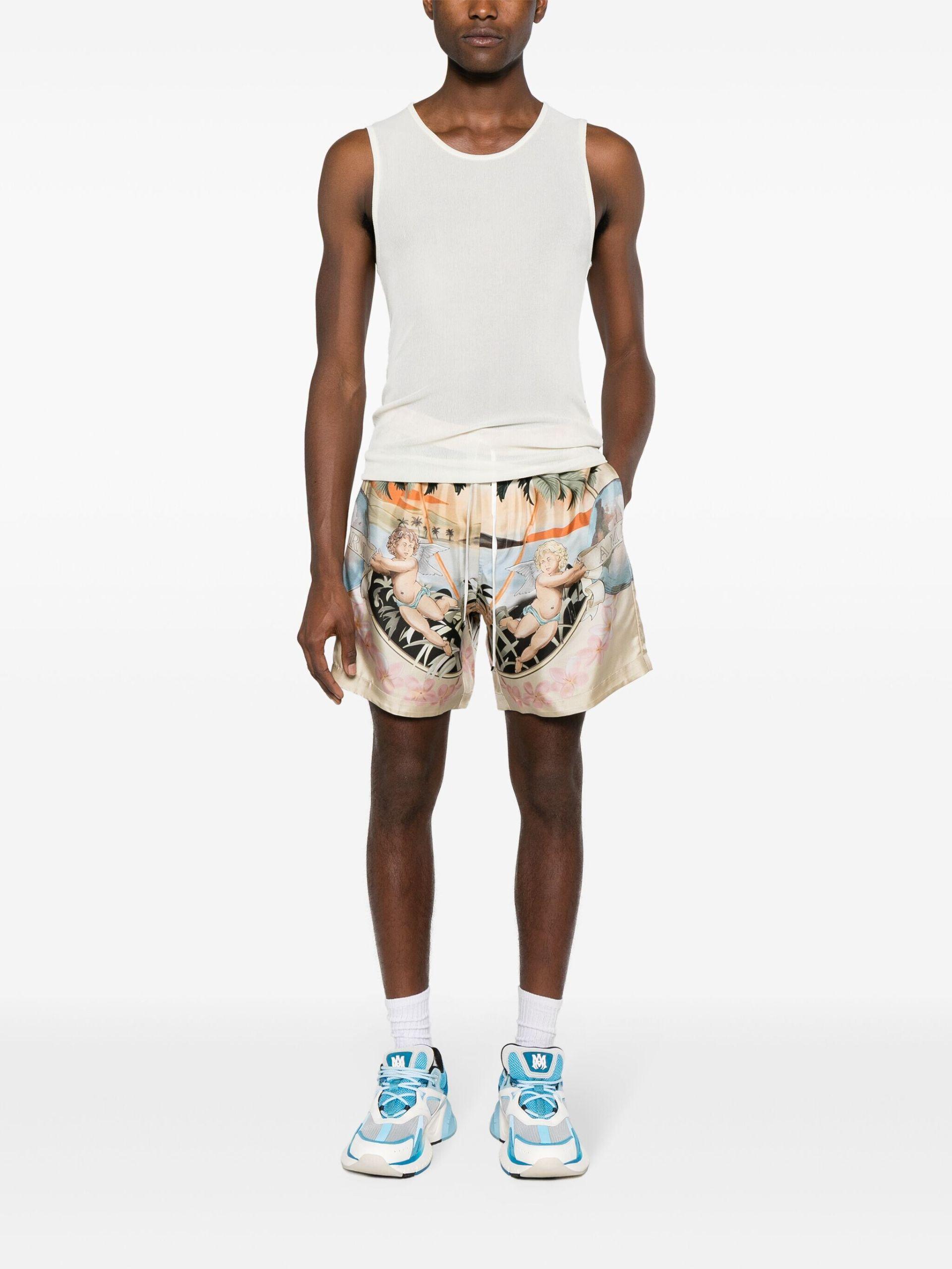 AMIRI layered tailored shorts - Neutrals