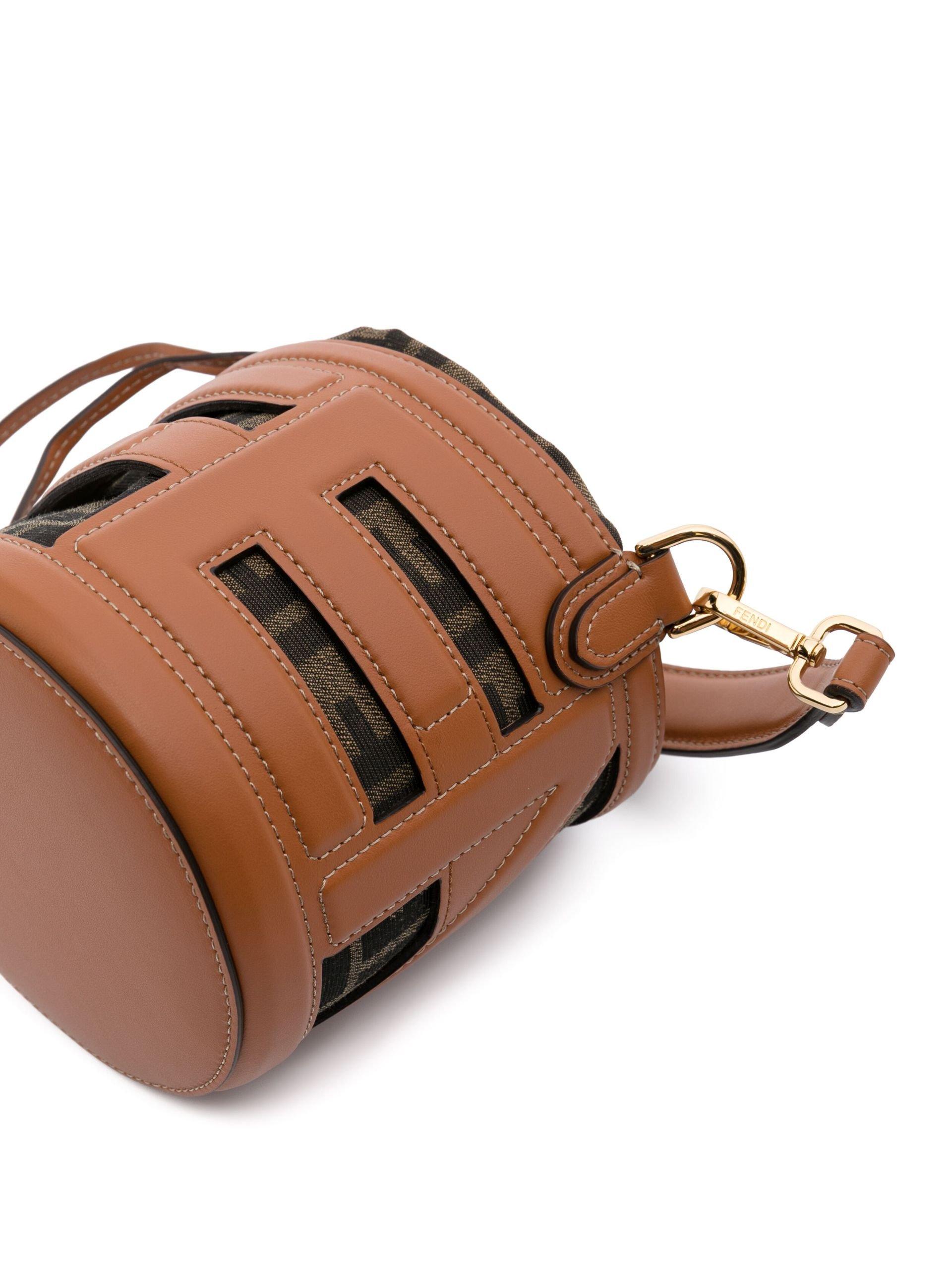 Fendi Step Out Mini Bag - Women's - Calf Leather/fabric in Fendi Step Out Mini Bag - Women's - Calf Leather/fabric in