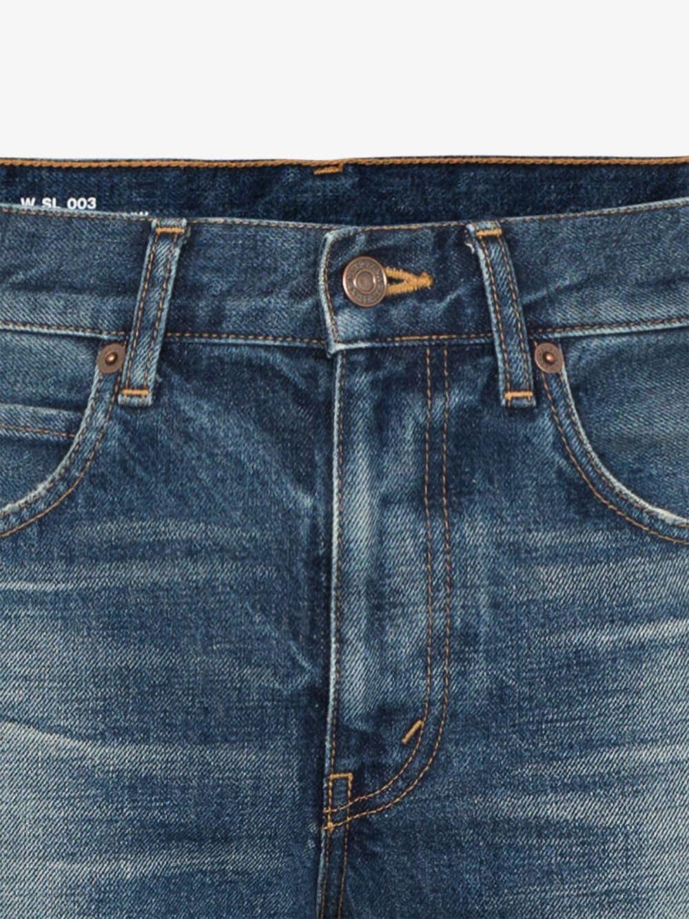 Celine Denim Union Wash Slim Fit Jeans in Blue | Lyst
