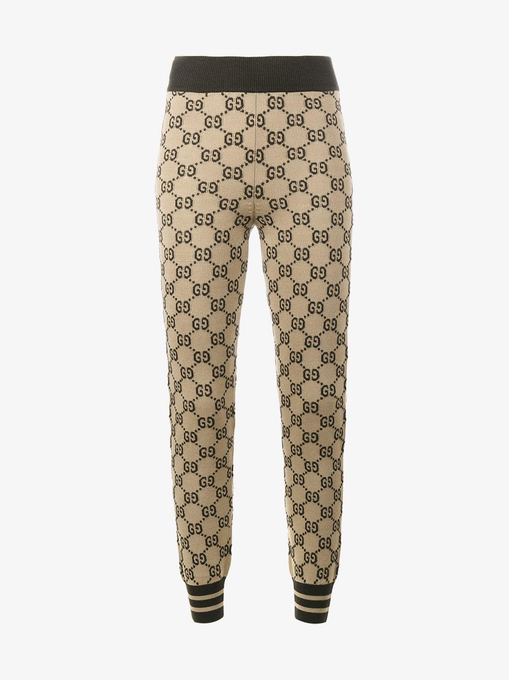 gucci leggings brown
