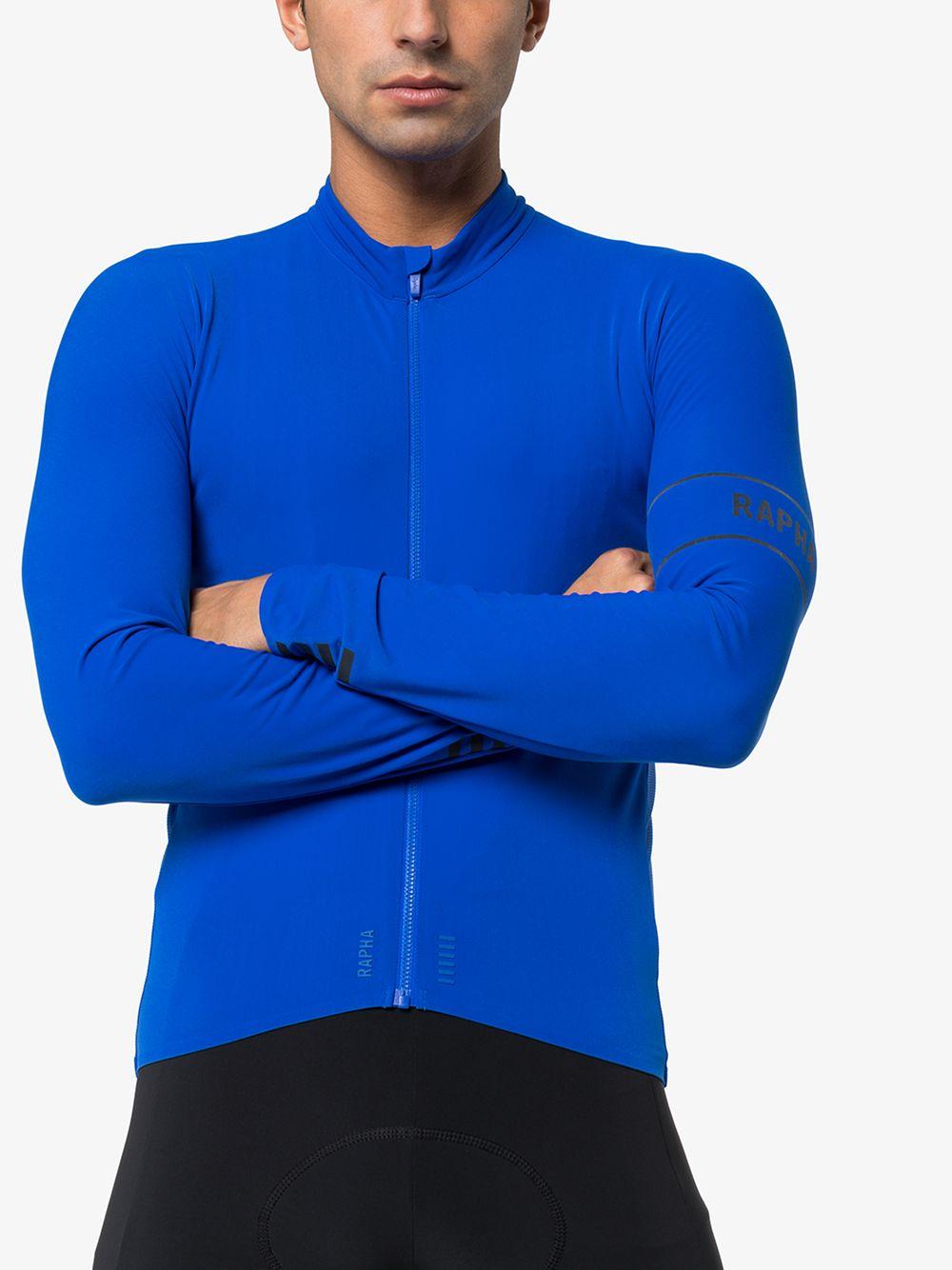 Rapha Synthetic Blue Pro Team Long Sleeve Thermal Jersey for Men - Lyst