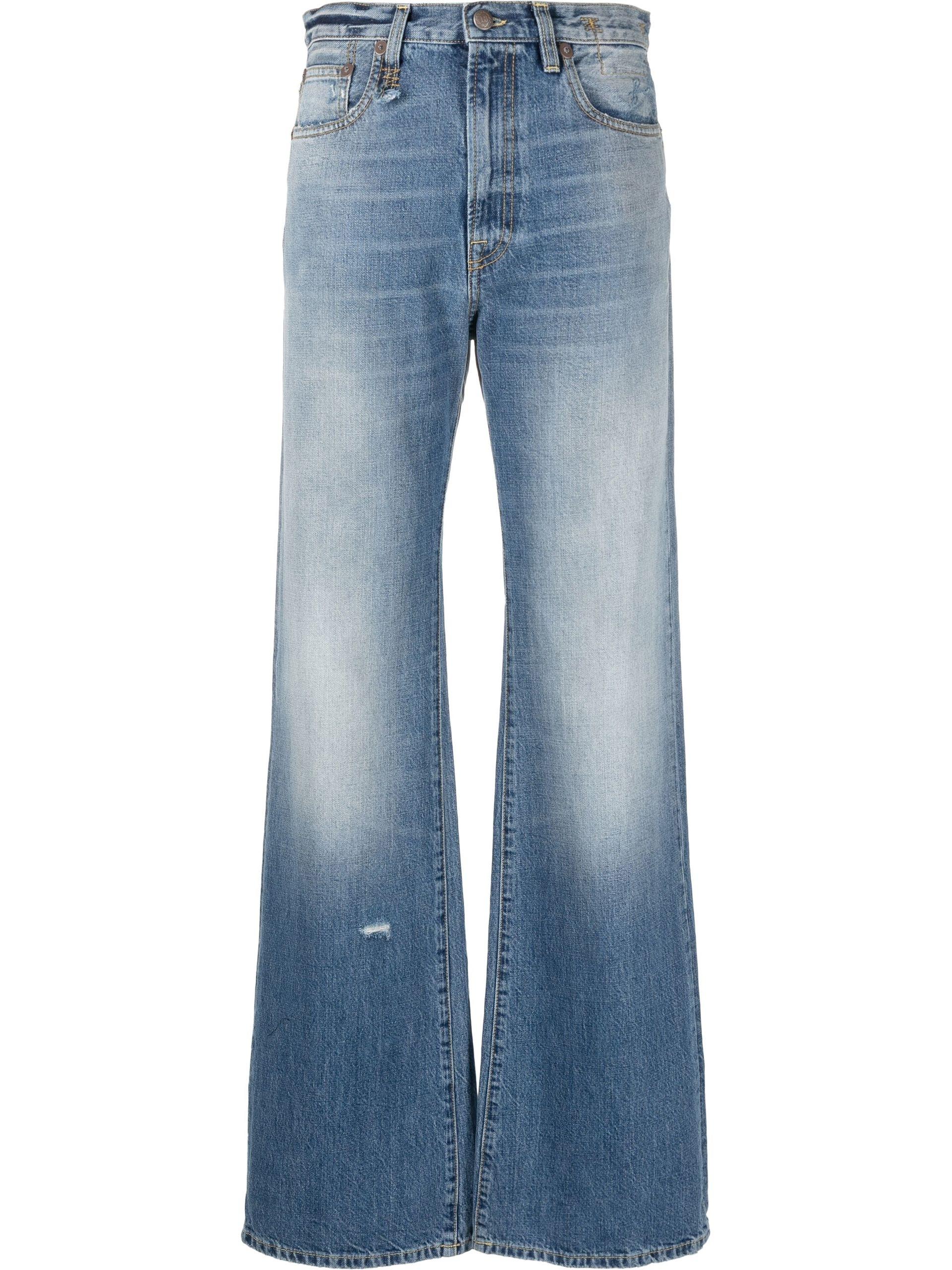 R13 Jane Straight-leg Jeans in Blue | Lyst