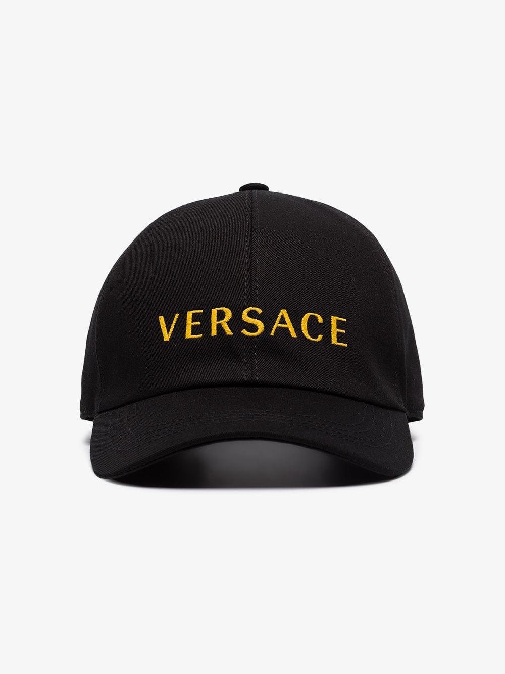versace hat gold