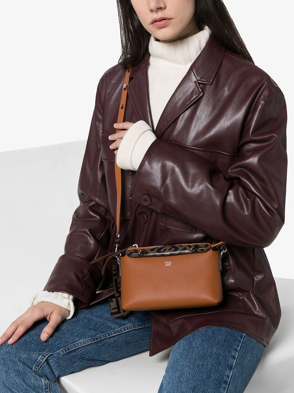 Fendi Brown By The Way Mini Leather Bag | Lyst