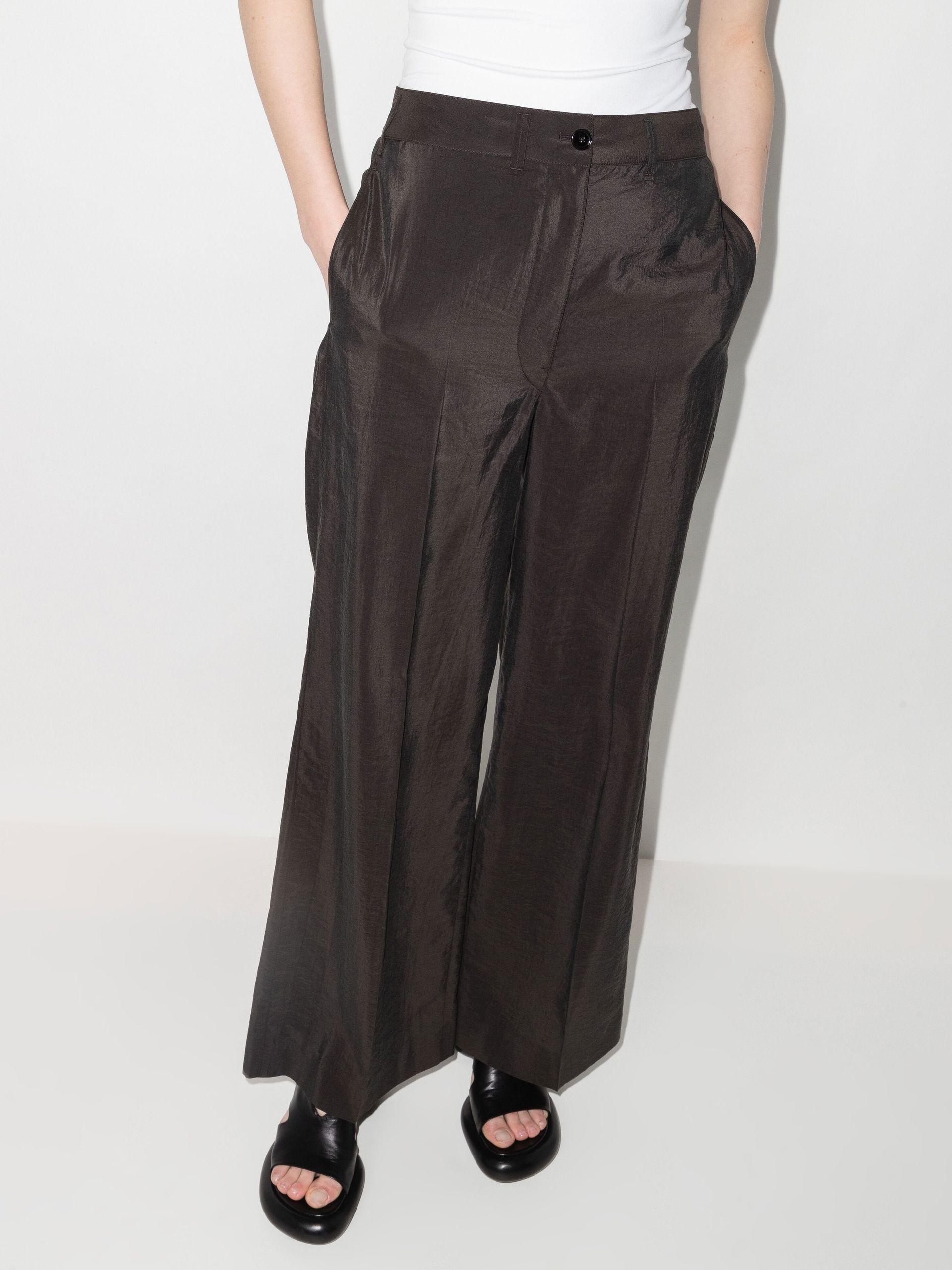 Lemaire Silk High-waisted Wide Leg 