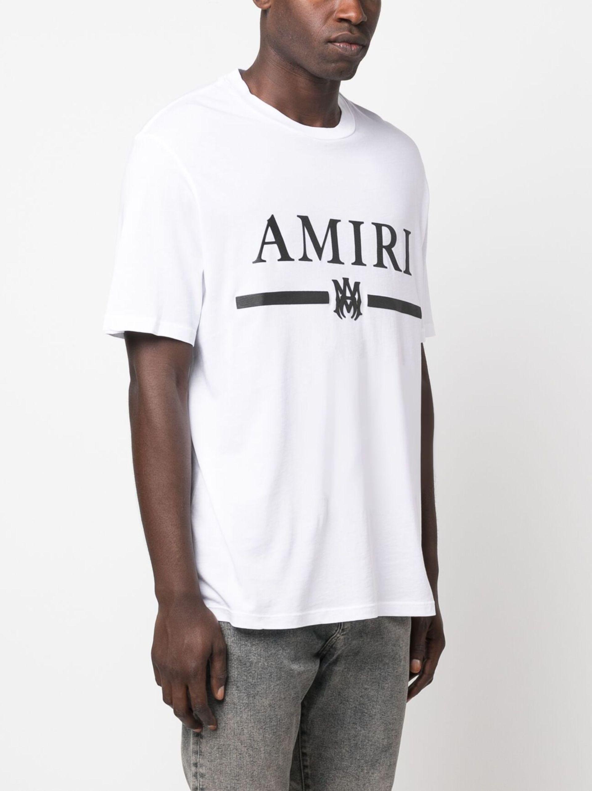 Ma Logo Distressed Cotton Jersey T-shirt