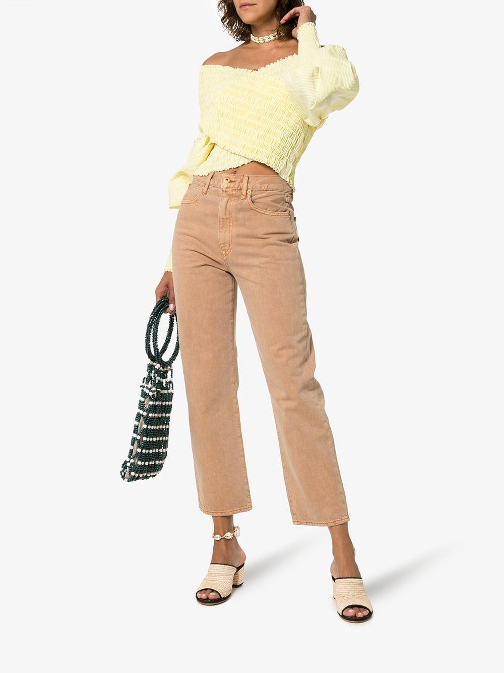 Carrie Forbes Rama Raffia Mule Sandals | Lyst