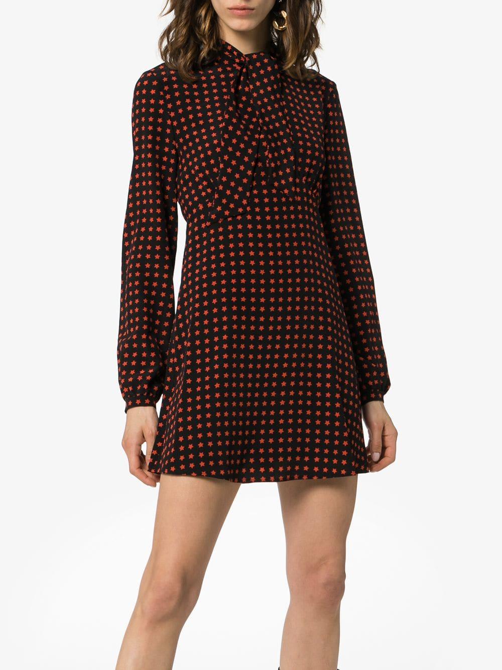 saint laurent star dress