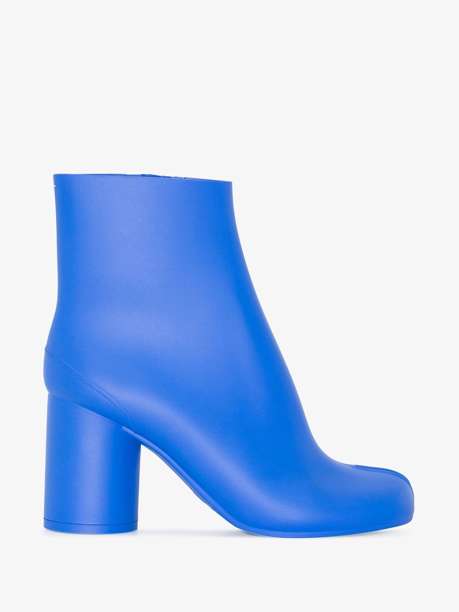 Maison Margiela Tabi 90 Ankle Boots in Blue | Lyst