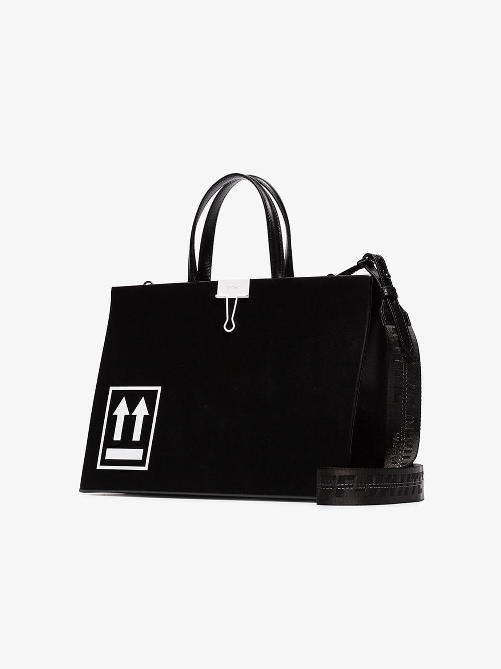 off white medium box bolsa