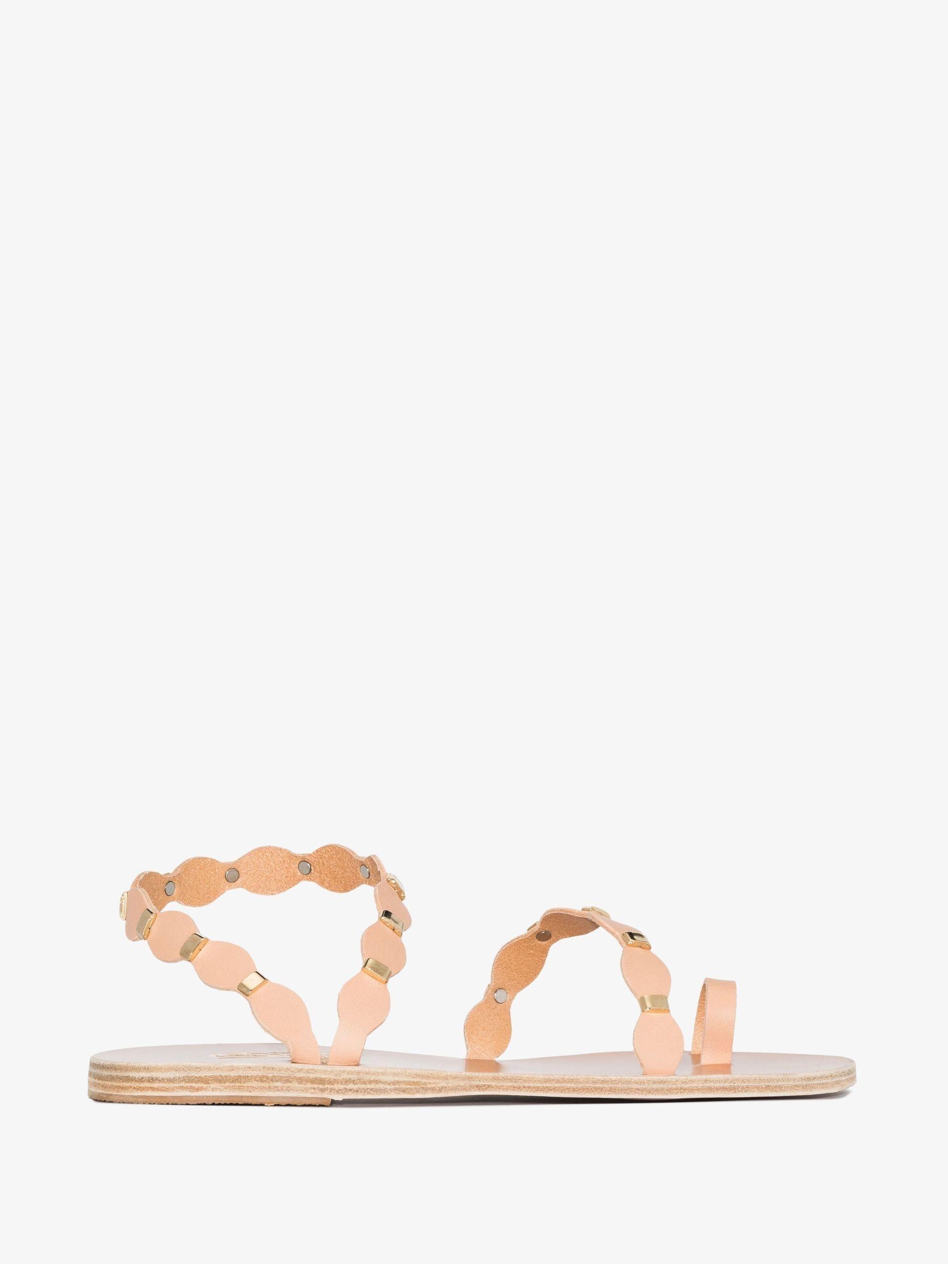 Ancient Greek Sandals Neutral 10 Years Dame D'auxerre Leather Sandals in  Pink | Lyst