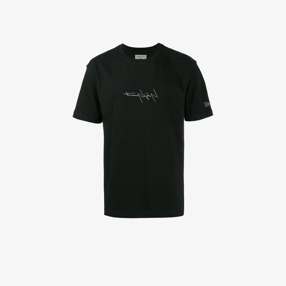 Yohji Yamamoto Cotton New Era Print T-shirt in Black for Men | Lyst