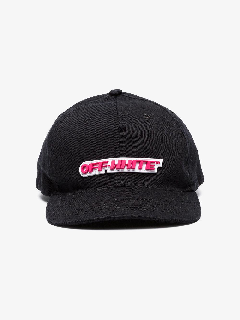 Virgil Abloh Rubber Logo Baseball Cap 