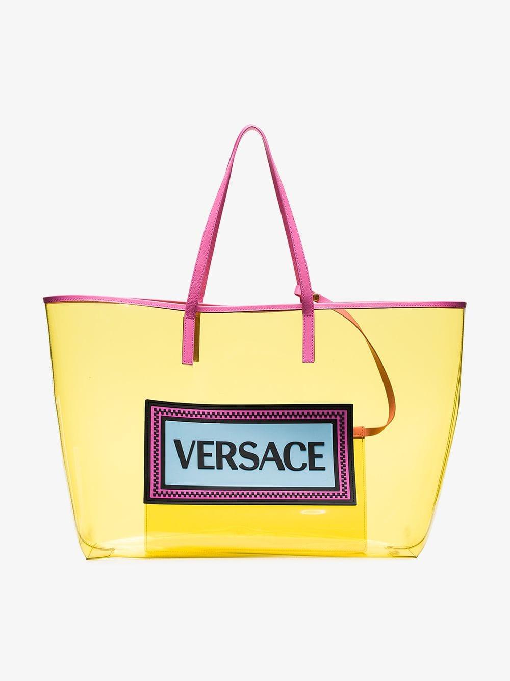 versace clear bag
