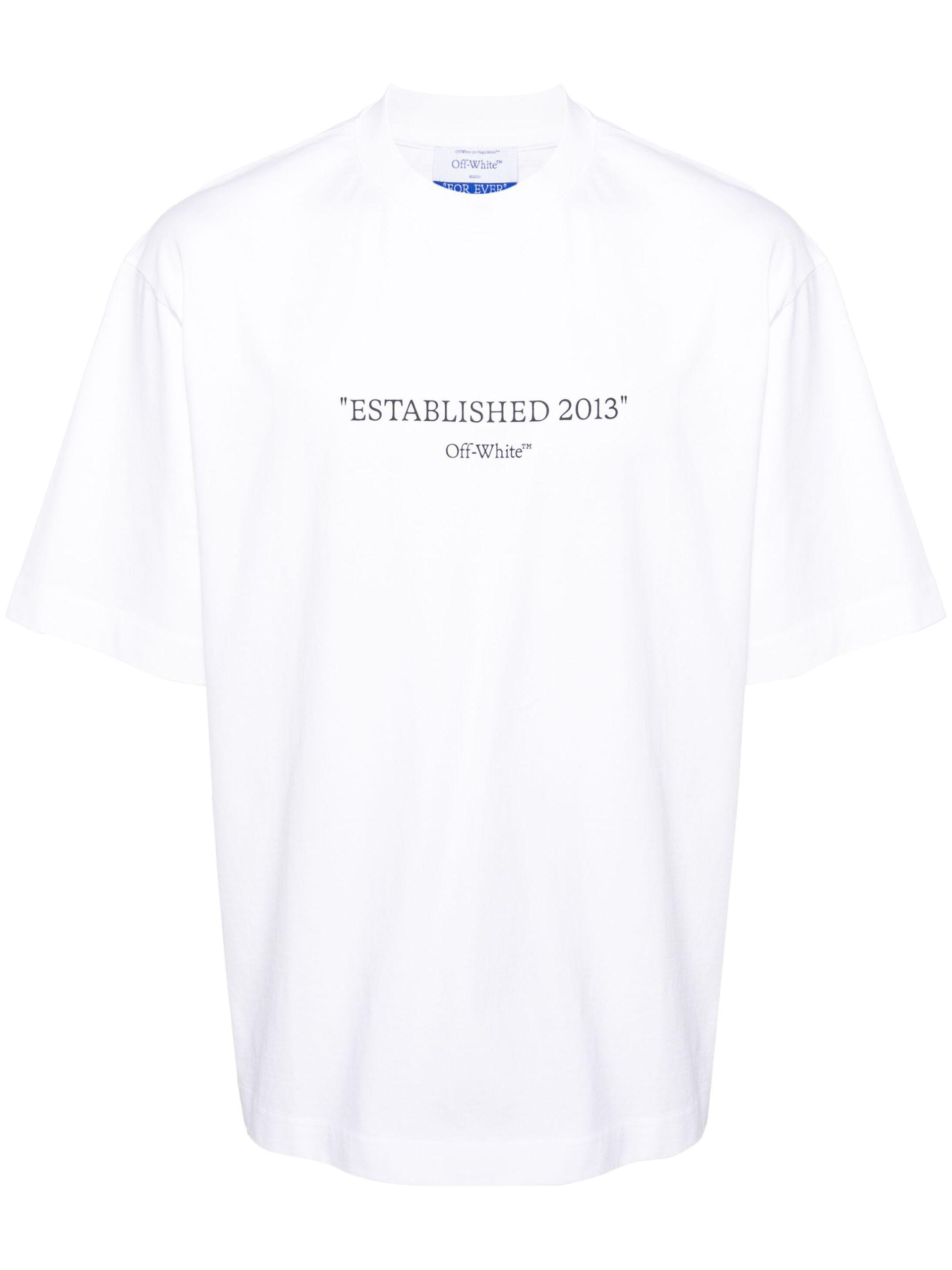 Off-White c/o Virgil Abloh Established 2013 Cotton T-shirt