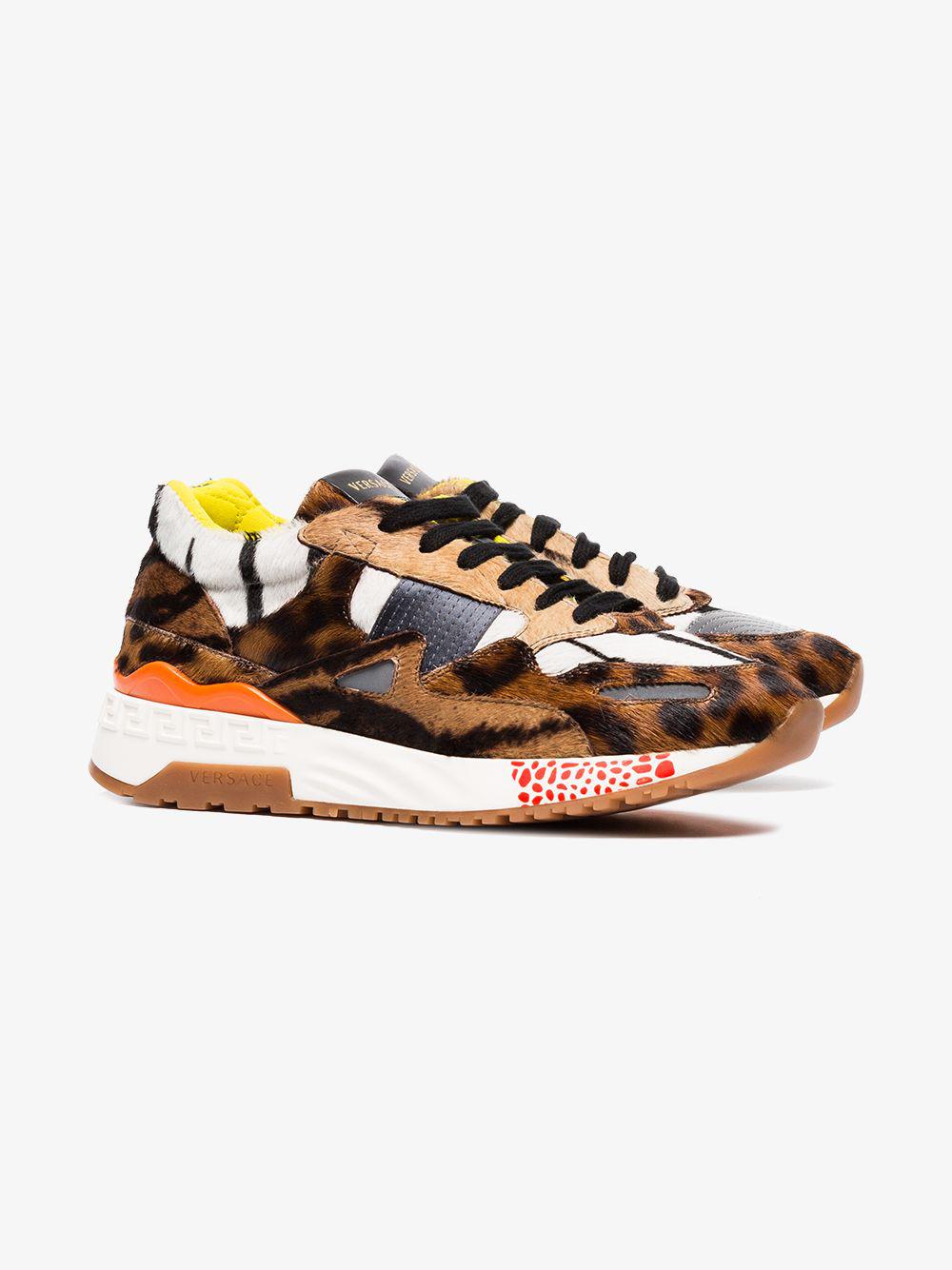 versace leopard print sneakers
