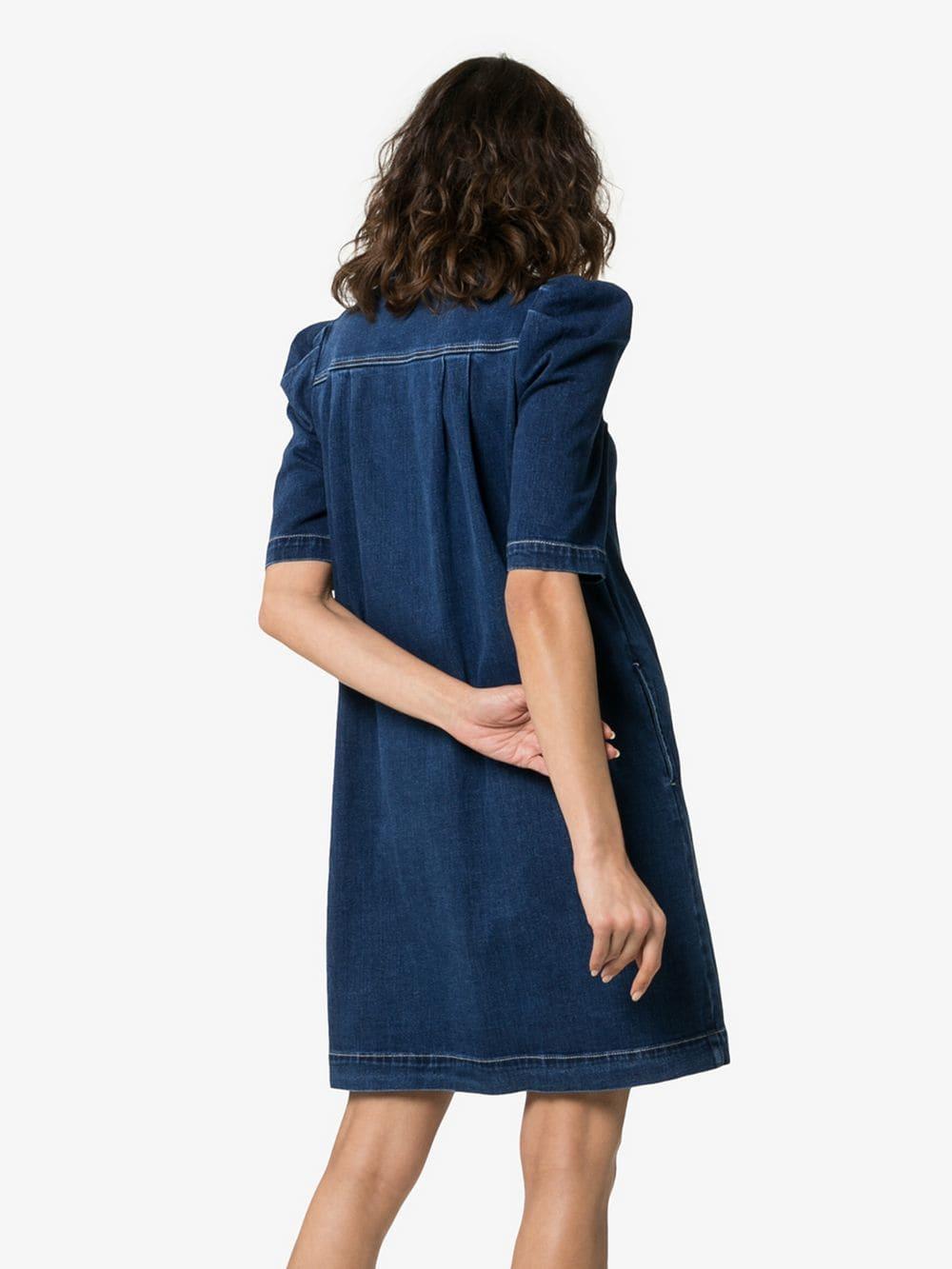 See By Chloé Denim Collared Dress in 