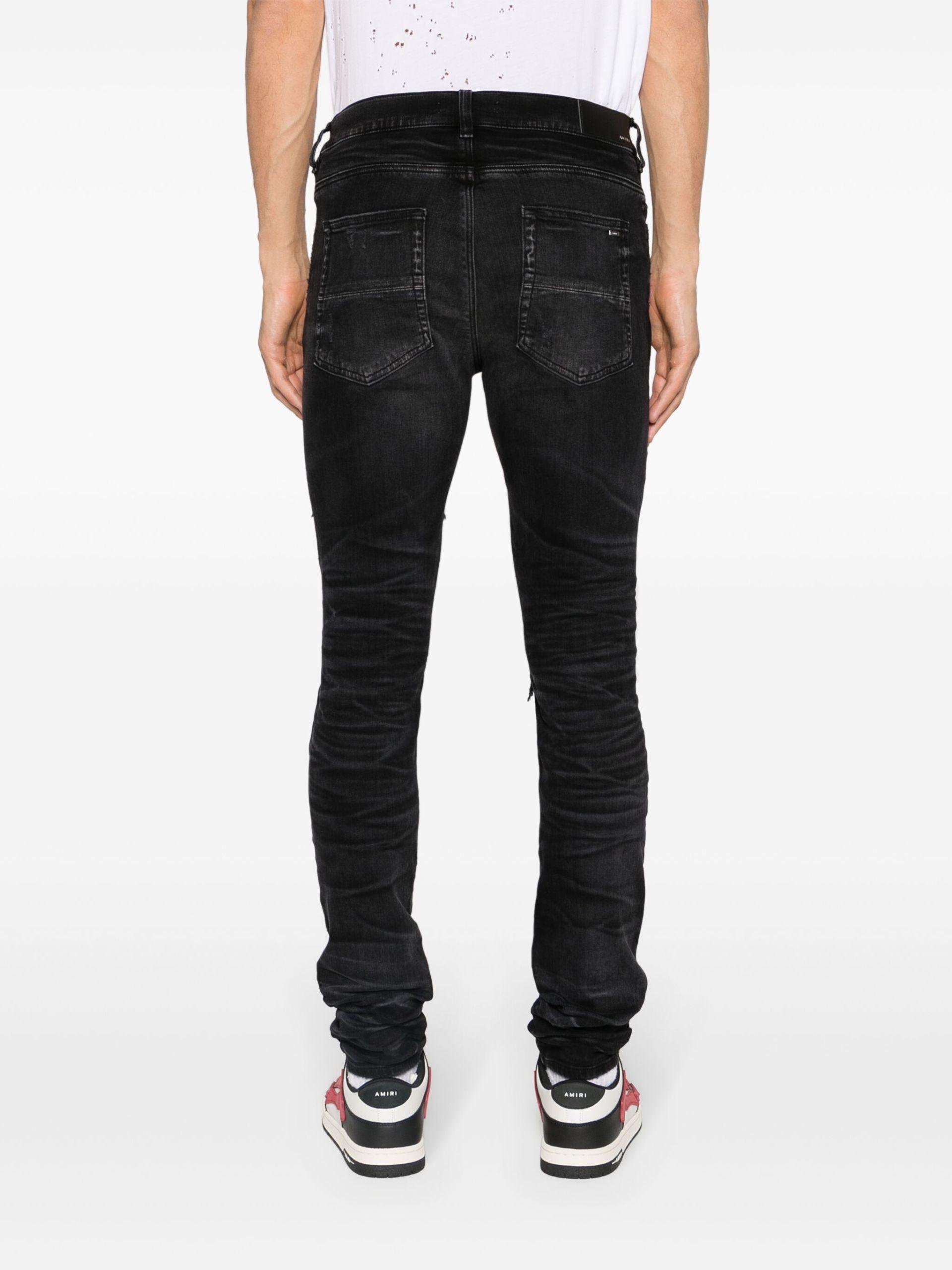 Amiri Ripped Skinny Jeans - Men's - Elastomultiester/cotton/elastane in  Black for Men | Lyst